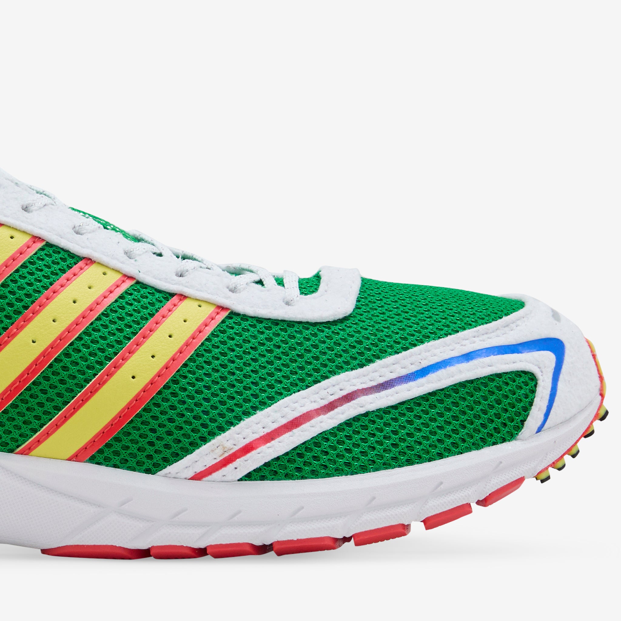 Adizero Adios OG Running Shoes for Men & Women - Green, Cloud White, Bright Red | Lightweight & Breathable for Marathon, Training & Daily Jogging