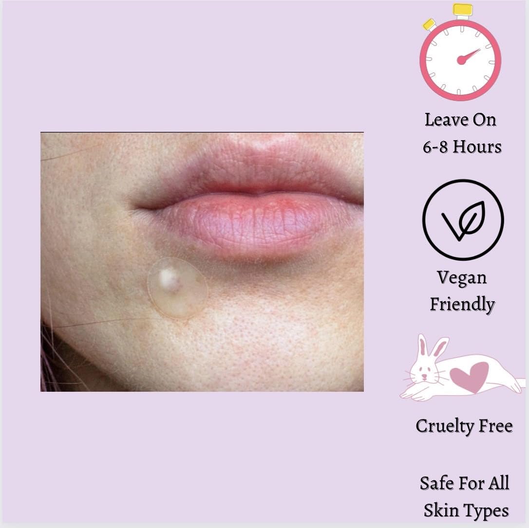 Hydrocolloid Acne Patches for Face - Invisible Pimple Patches for Blemishes & Breakouts, Absorbing Spot Treatment (36 Count, 2 Sizes) | Perfect for Overnight Skin Care & On-the-Go Blemish Cover