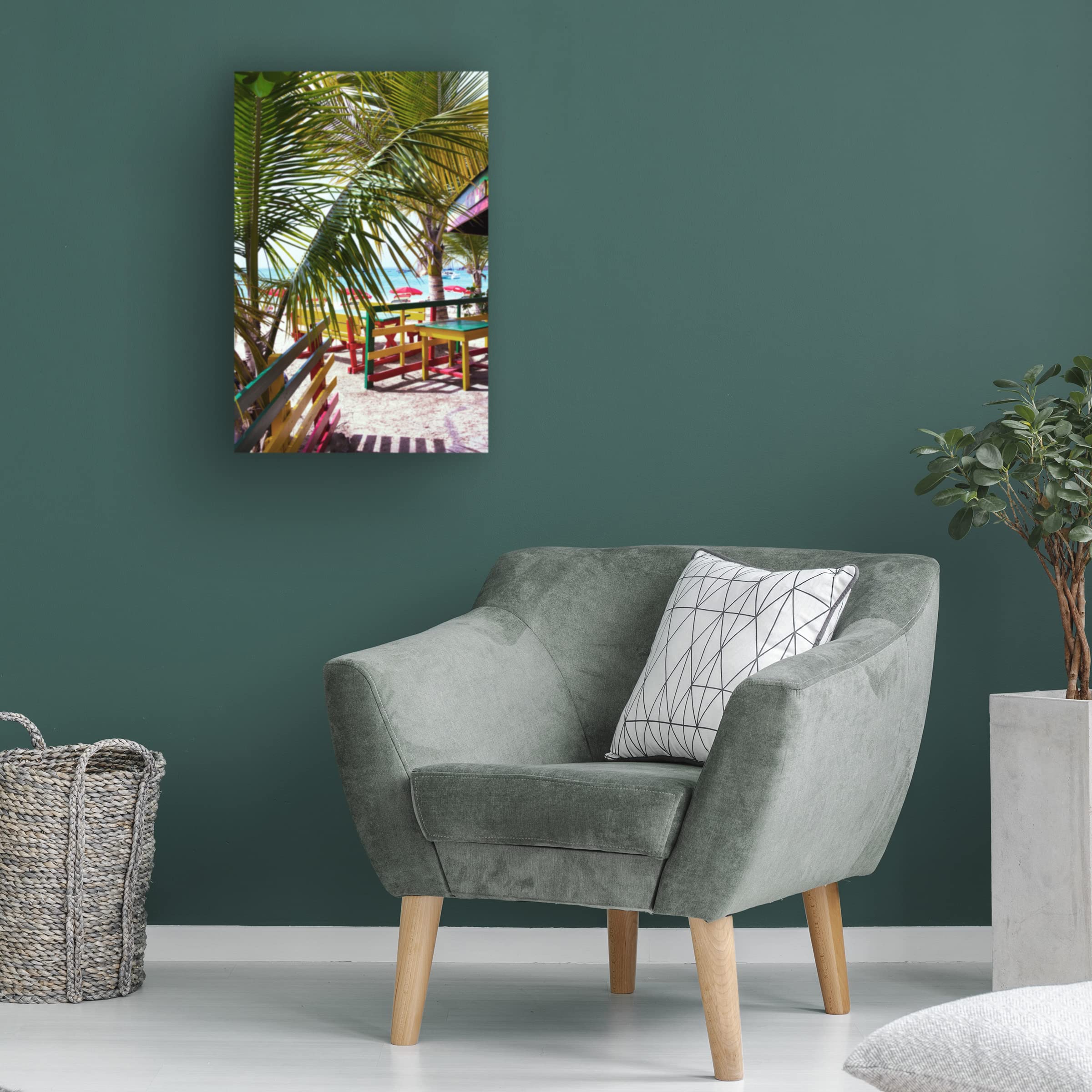 Trademark Fine Art 'Happy Day' Canvas Wall Art Print by Jack Reed - Modern Home Decor for Living Room, Bedroom & Office