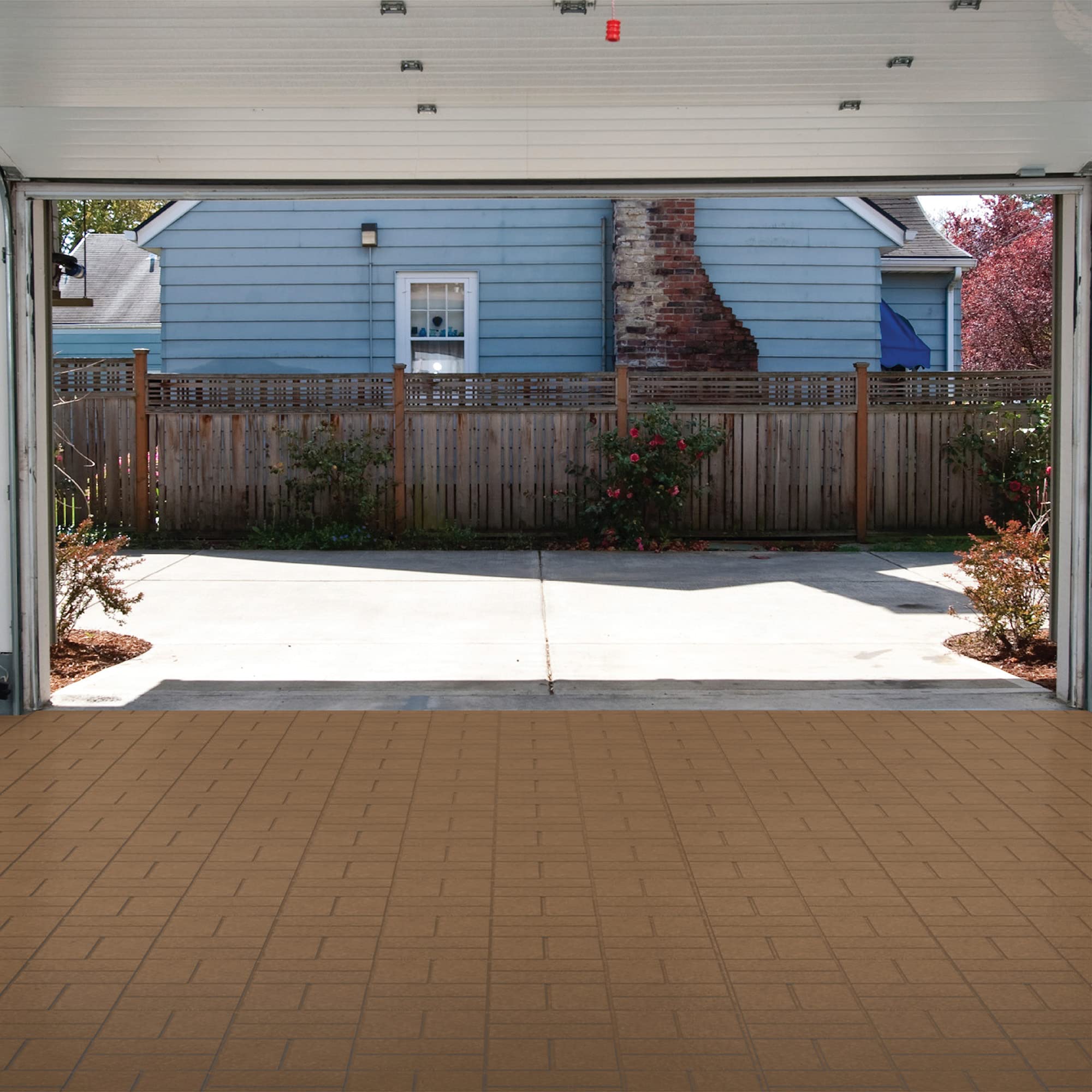 Rubberific Dual-Sided Rubber Paver Tiles - 16