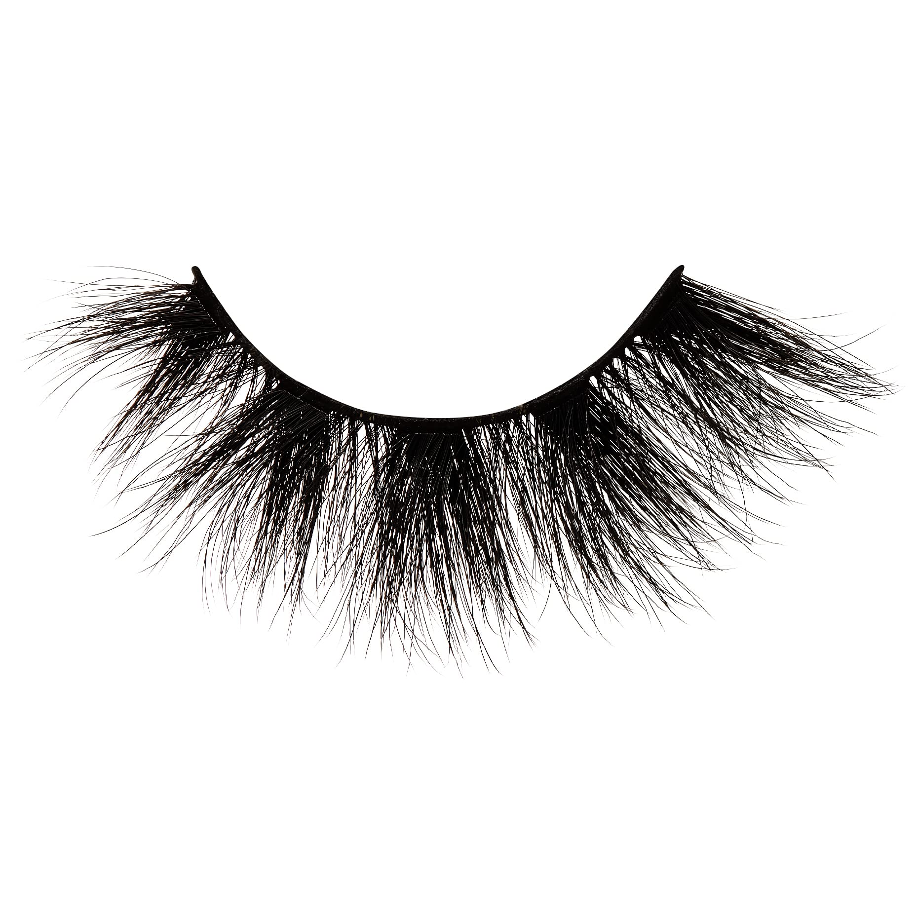 KISS Lash Couture False Eyelashes - Matte Black Faux Mink Lashes for 3D Volume & Soft Matte Finish | Style 'Matte Silk' | 1 Pair Reusable Eyelashes for Everyday Wear, Parties & Special Occasions