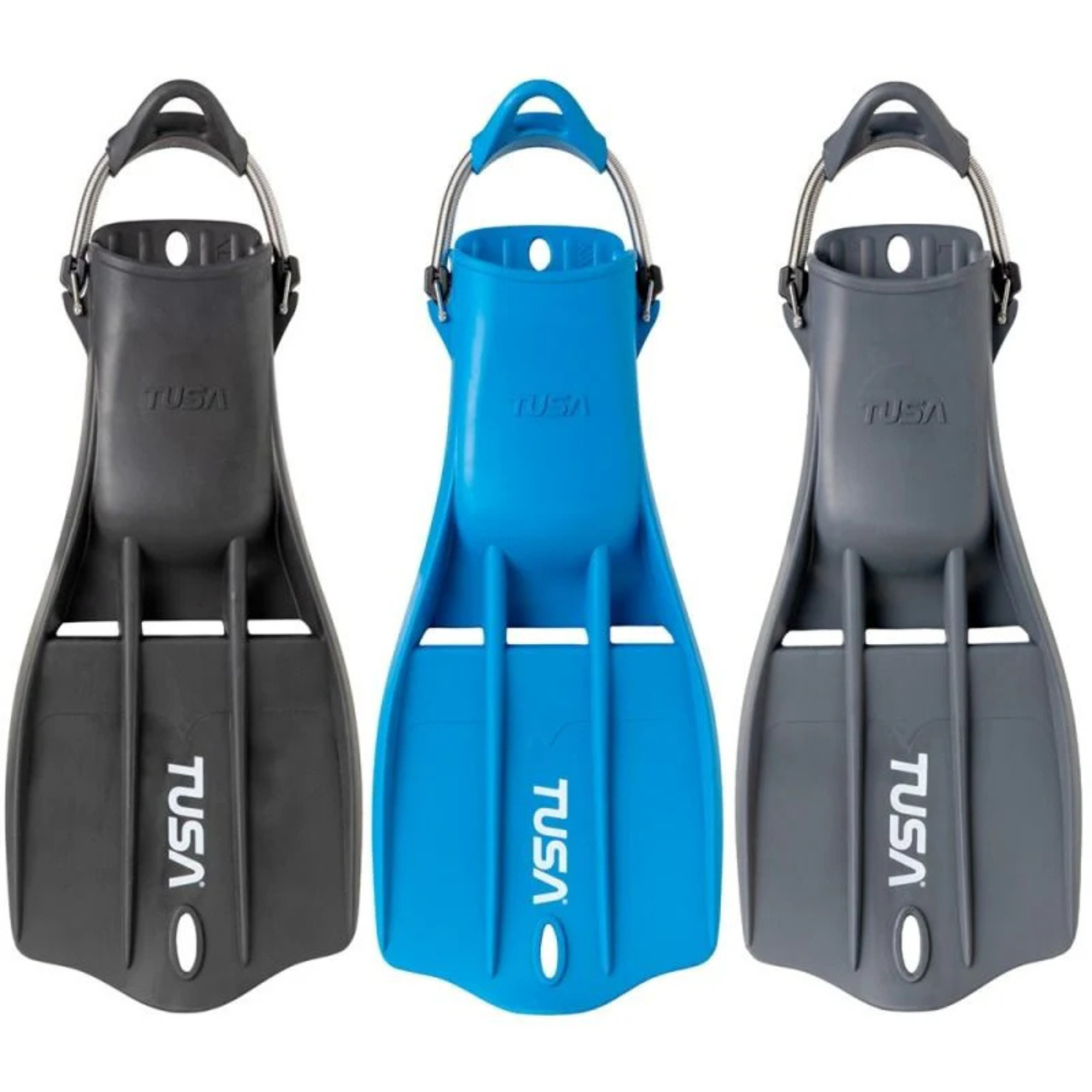 TUSA Hybrid Fins for Scuba Diving & Snorkeling - Comfortable Swim Fins for Men & Women - Perfect for Ocean, Pool & Travel Water Sports