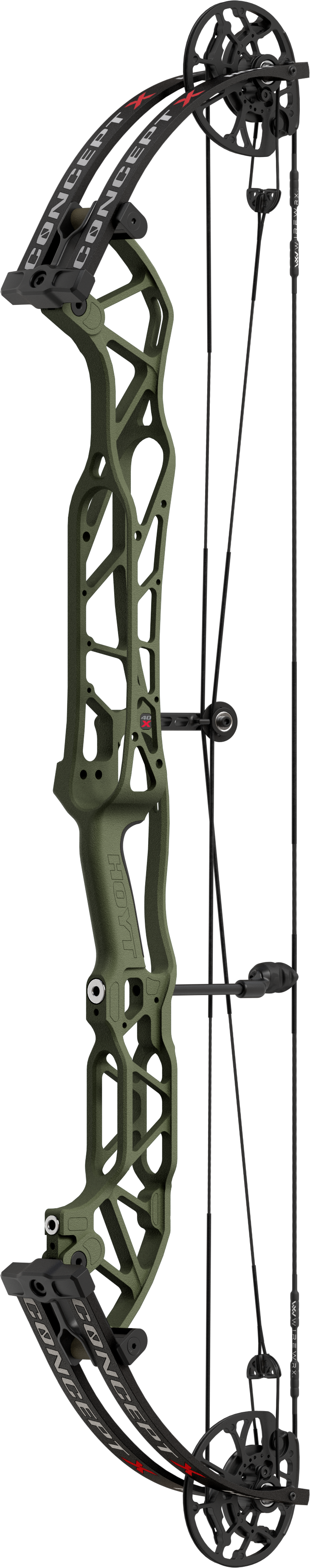 Hoyt Concept X Compound Bow for Hunting & Target Practice - High Performance, Adjustable Draw Weight & Length - Perfect for Beginners & Professionals - In Stock Now