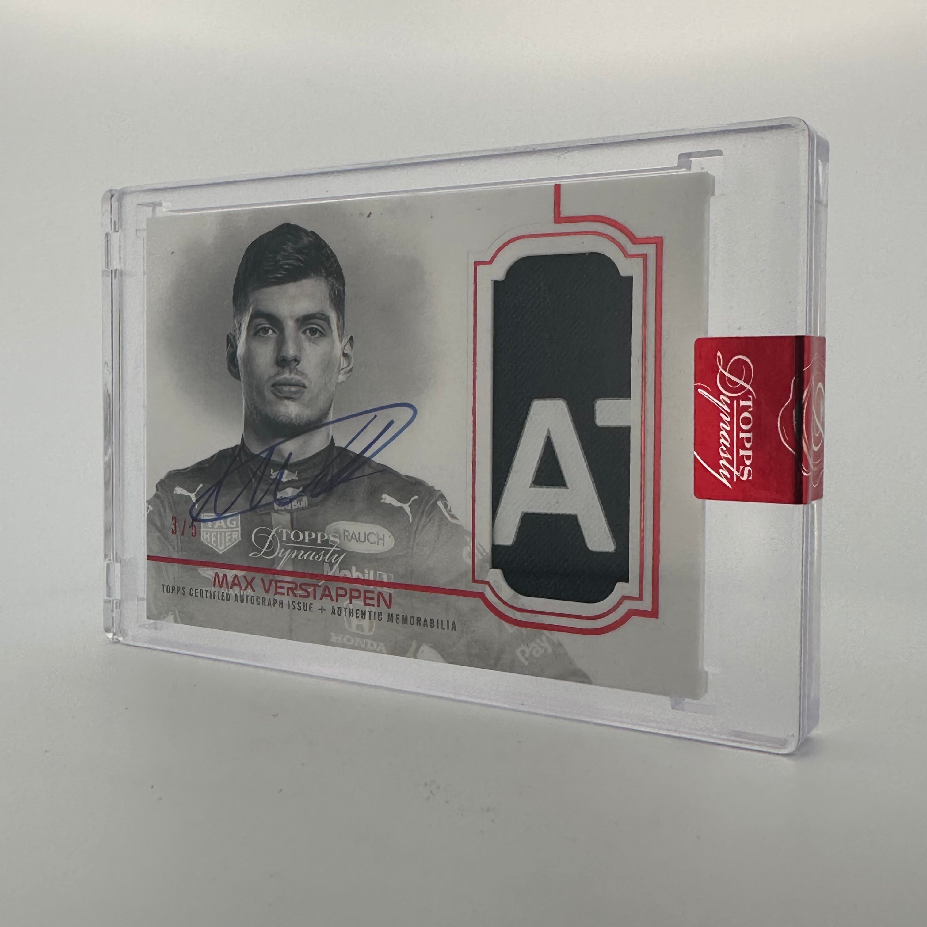 Max Verstappen 2020 Dynasty Autograph Patch #DAP MV - Perfect for F1 Collectors, Racing Fans & Memorabilia Enthusiasts