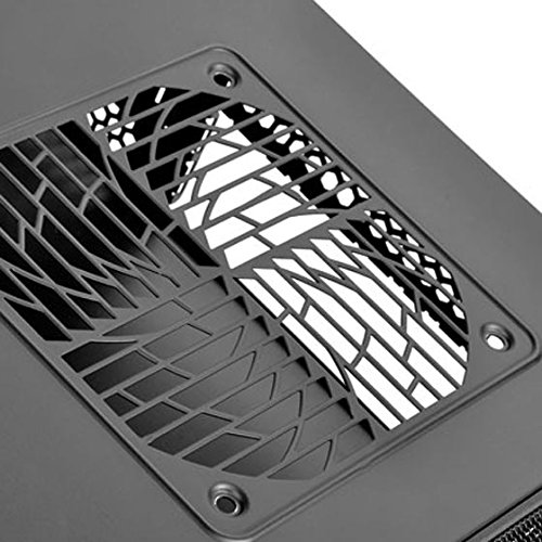 SilverStone SST-FTZ01B Black Mini-ITX Gaming PC Case - Compact High Performance Fortress Design for Small Form Factor Builds | Perfect for Home Theater PCs, LAN Parties & Space-Saving Gaming Setups