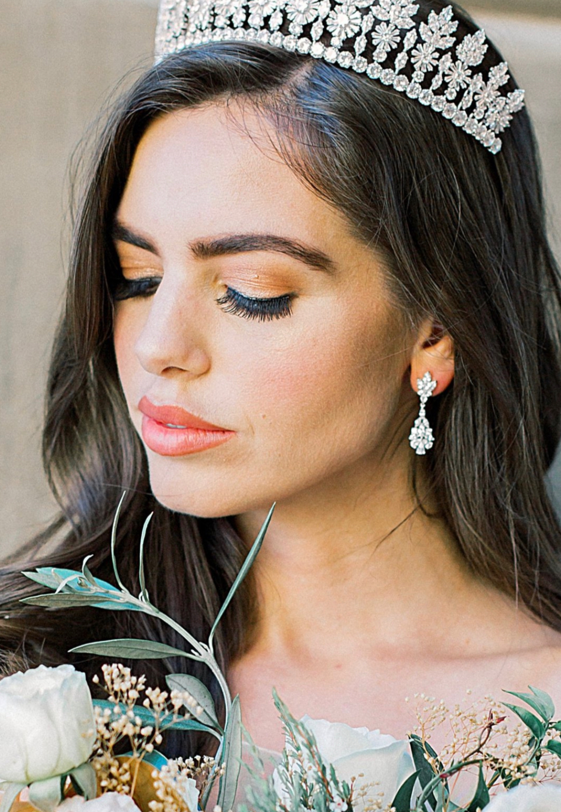 JESSICA Bridal Drop Earrings – Elegant Wedding Jewelry for Brides, Bridesmaids & Formal Occasions | Perfect for Weddings, Prom & Evening Events