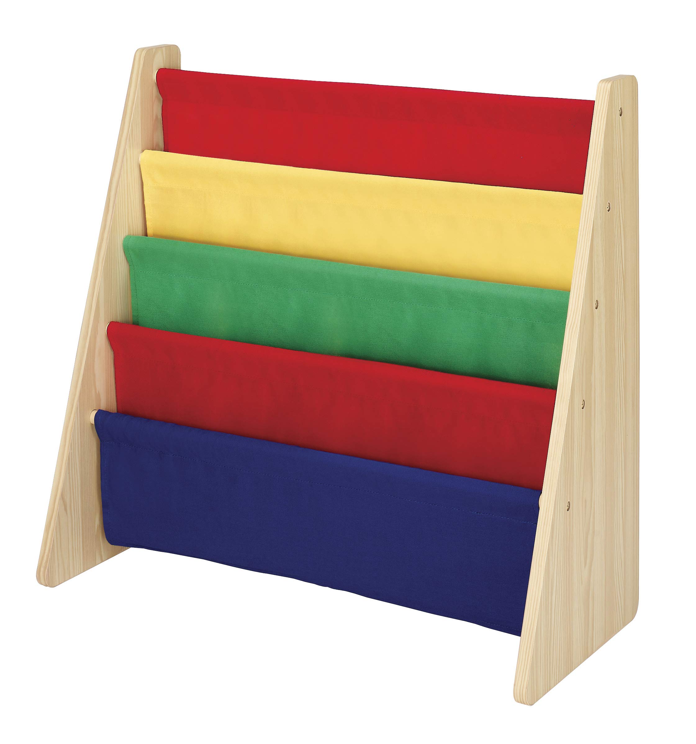 Whitmor Kids Book Organizer - Sturdy Primary Bookcase for Children's Bedroom, Playroom & Classroom - Perfect for Organizing Storybooks, Textbooks & Toys