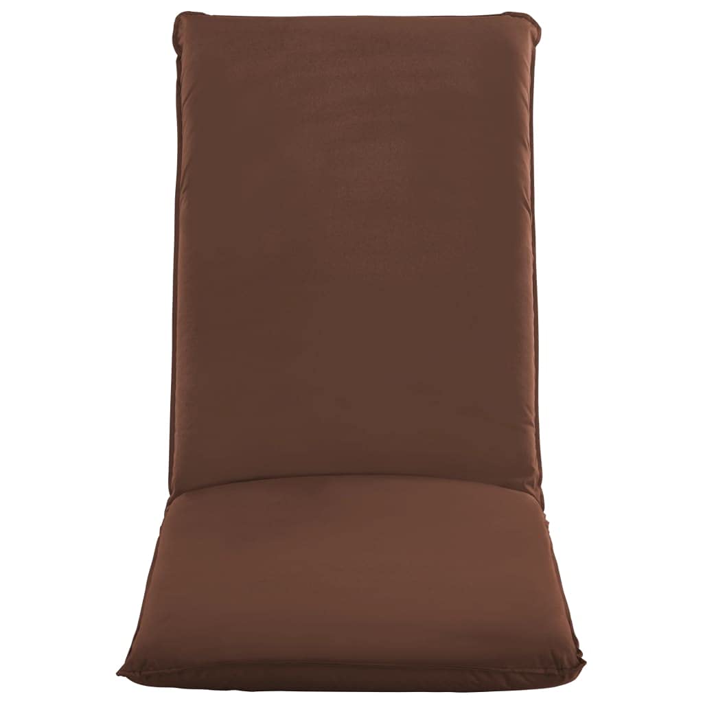 CHARMMA Foldable Sun Lounger with Oxford Fabric - Portable Outdoor Recliner for Beach, Pool, Patio & Backyard - Comfortable Brown Lounge Chair