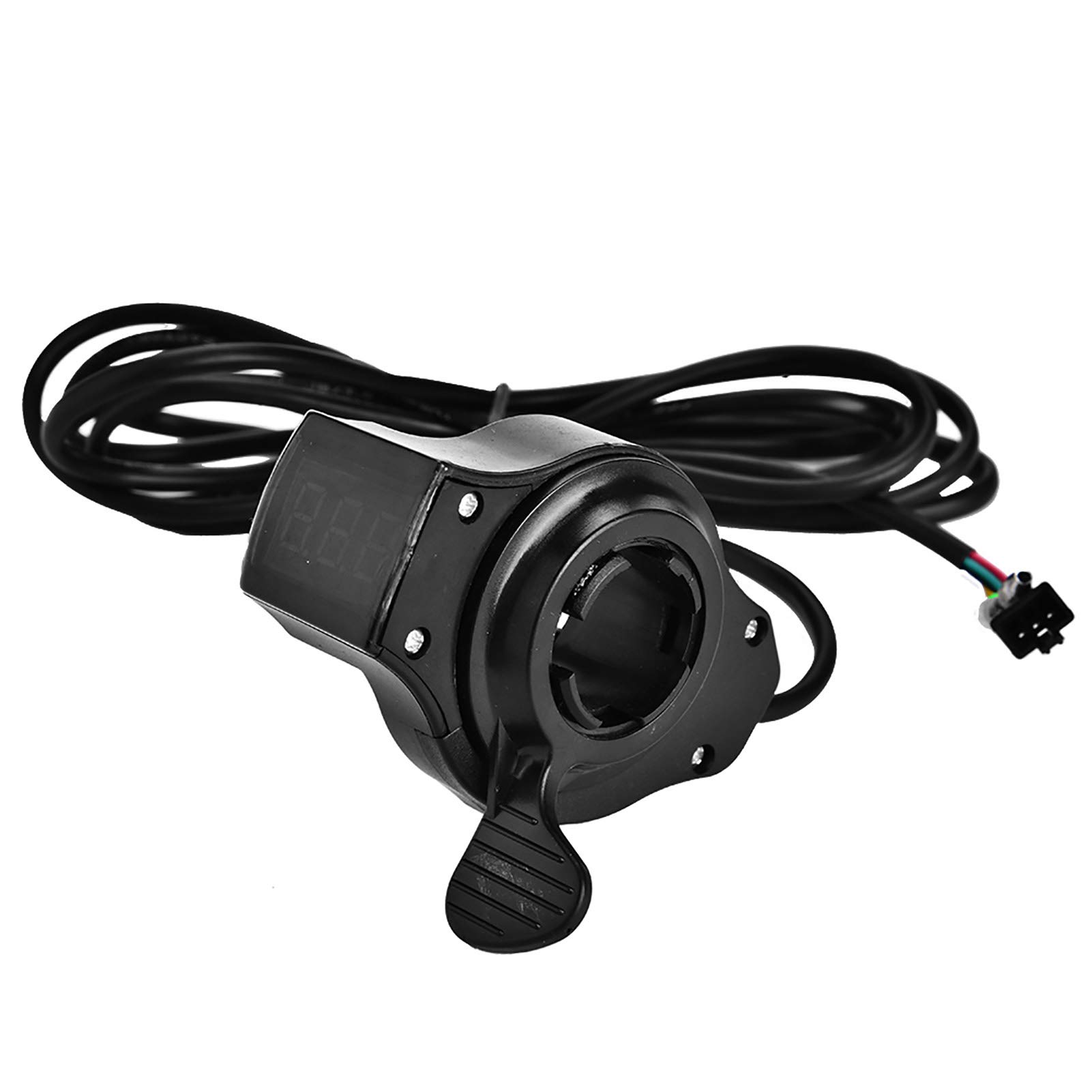 Maxmartt Thumb Throttle Speed Controller for Electric Scooters & Bikes - 12V-99V LCD Battery Voltage Display - Perfect for Commuting, Off-Roading & Urban Travel
