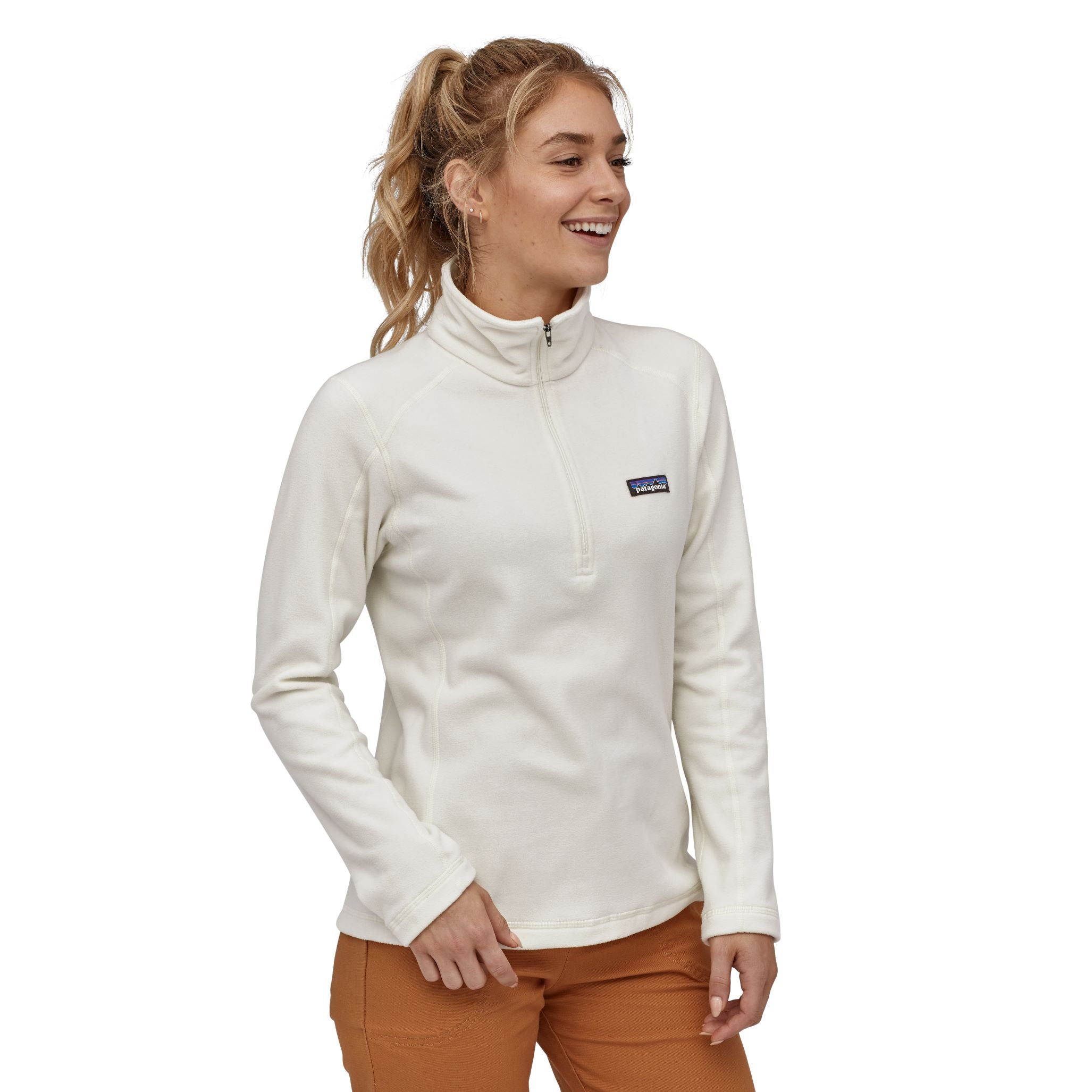 Women's Micro D 1/4 Zip Fleece Pullover - Soft Lightweight Layering Top for Outdoor Hiking, Running & Casual Wear