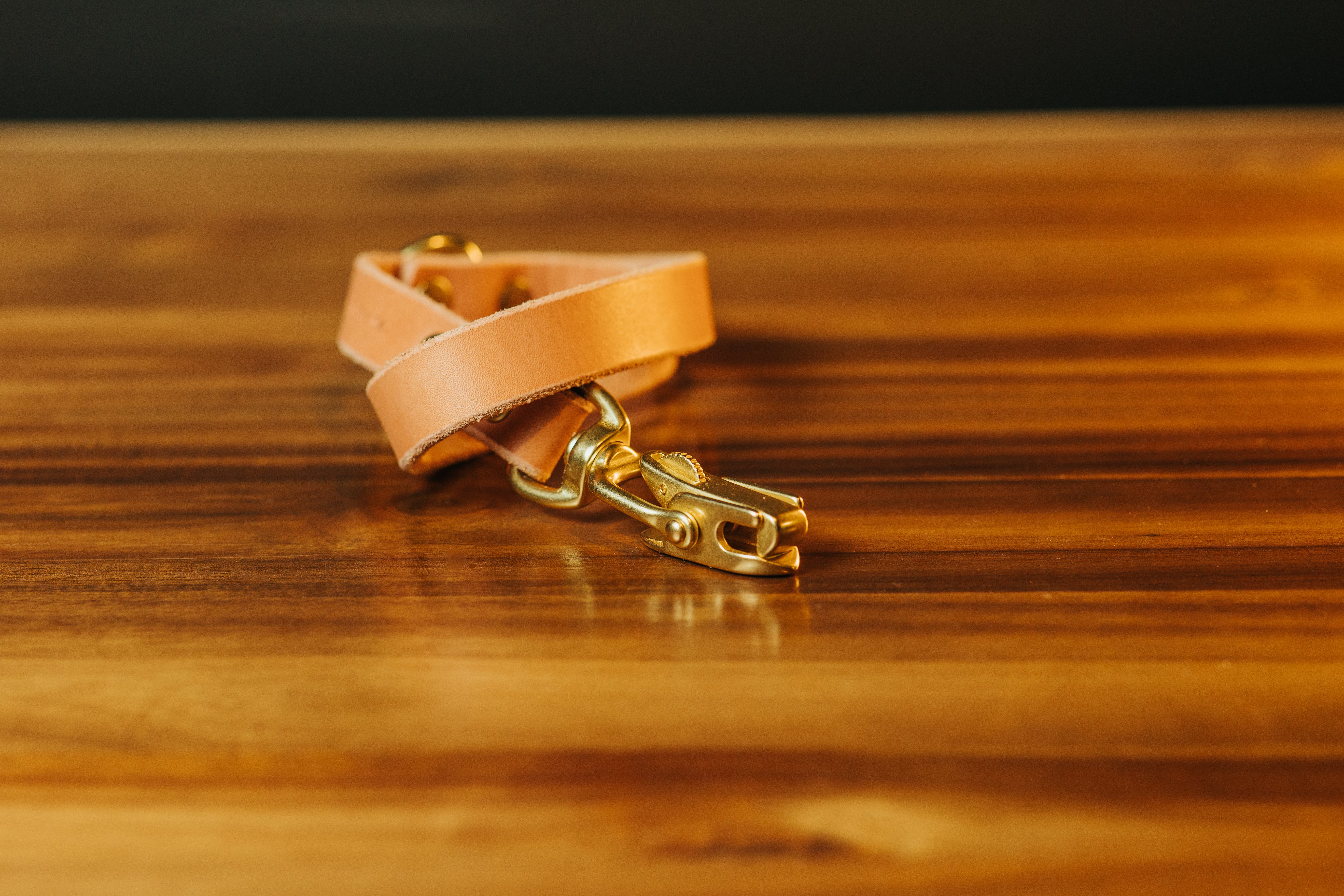Premium Natural Leather Dog Lead - The Gus - Durable & Stylish Dog Leash for Walking, Training & Outdoor Adventures