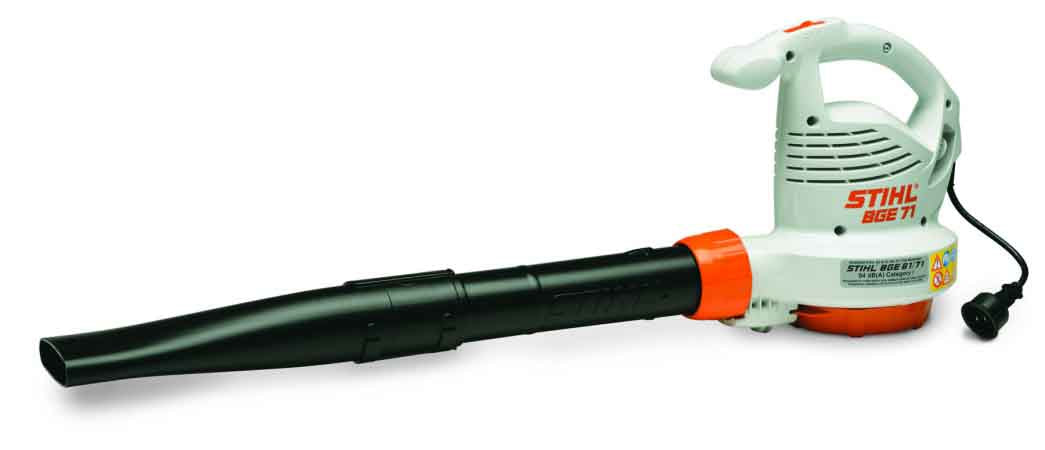 STIHL BGE 71 Electric Handheld Leaf Blower - Lightweight & Powerful for Yard Cleanup, Lawn Care, and Debris Removal