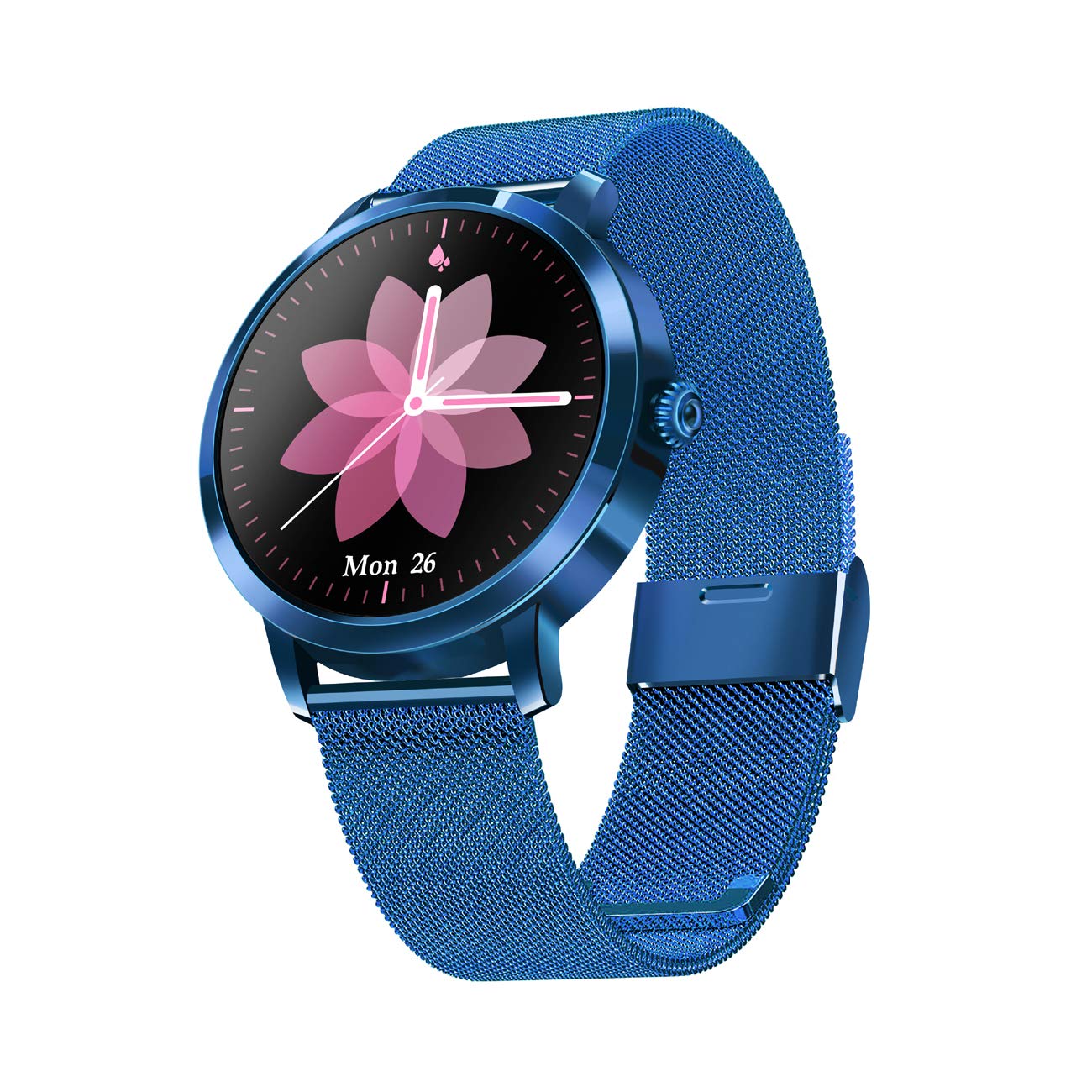 Smart Watches for Women - Bluetooth Fitness Tracker with Heart Rate, Blood Pressure, SpO2, Sleep Monitoring & 10+ Sport Modes | Waterproof Activity Watch Compatible with Google Fit App | Perfect for Running, Gym Workouts & Daily Health Tracking