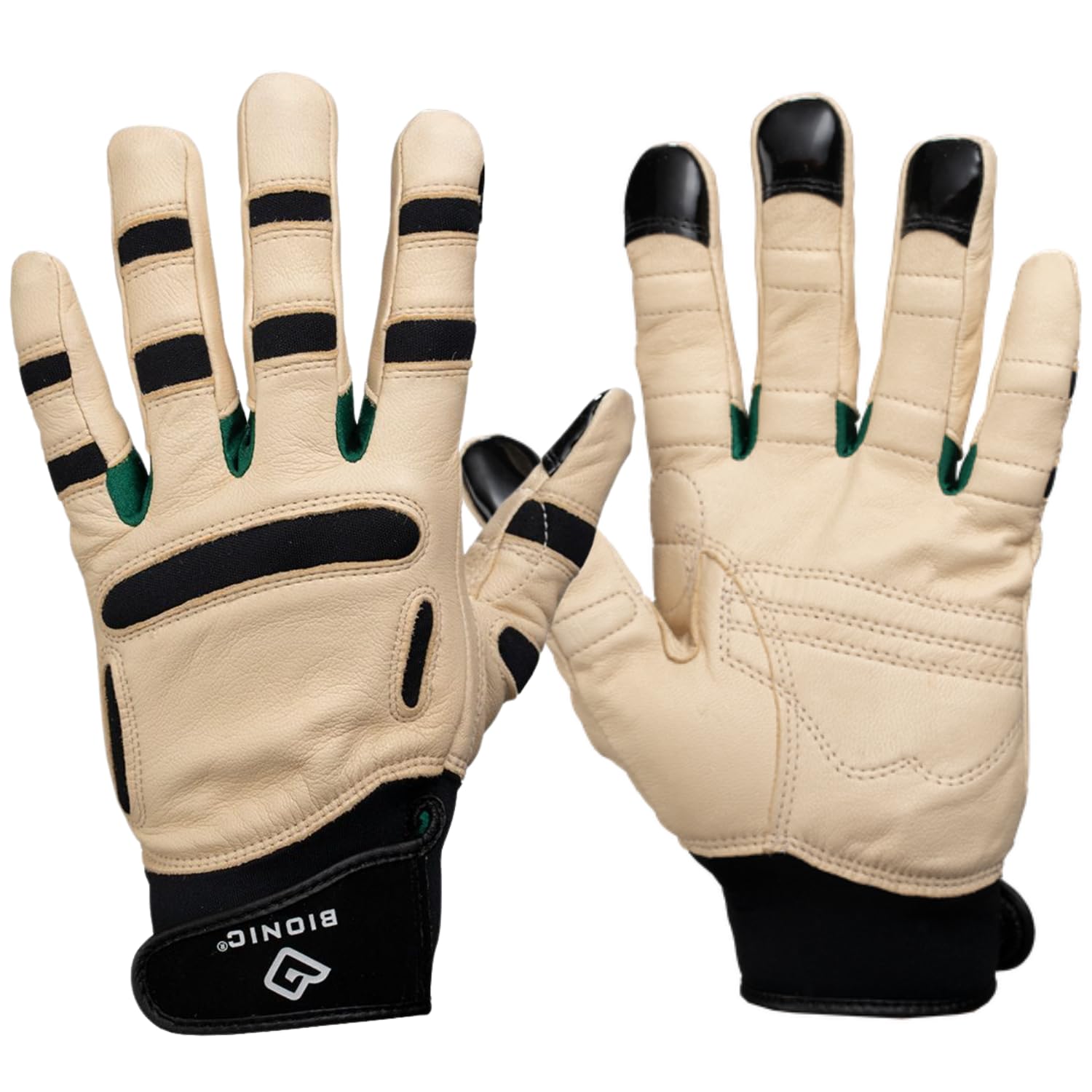 Bionic ReliefGrip Premium Leather Gardening Gloves for Men & Women - Thorn Proof, Durable, Comfortable for Planting, Weeding, Landscaping & Outdoor Work