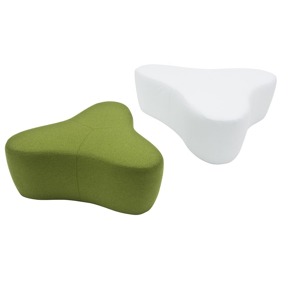 Konno Chat Pouf Ottoman - Soft and Stylish Round Footstool for Living Room, Bedroom, or Office | Perfect for Extra Seating, Footrest, or Decorative Accent