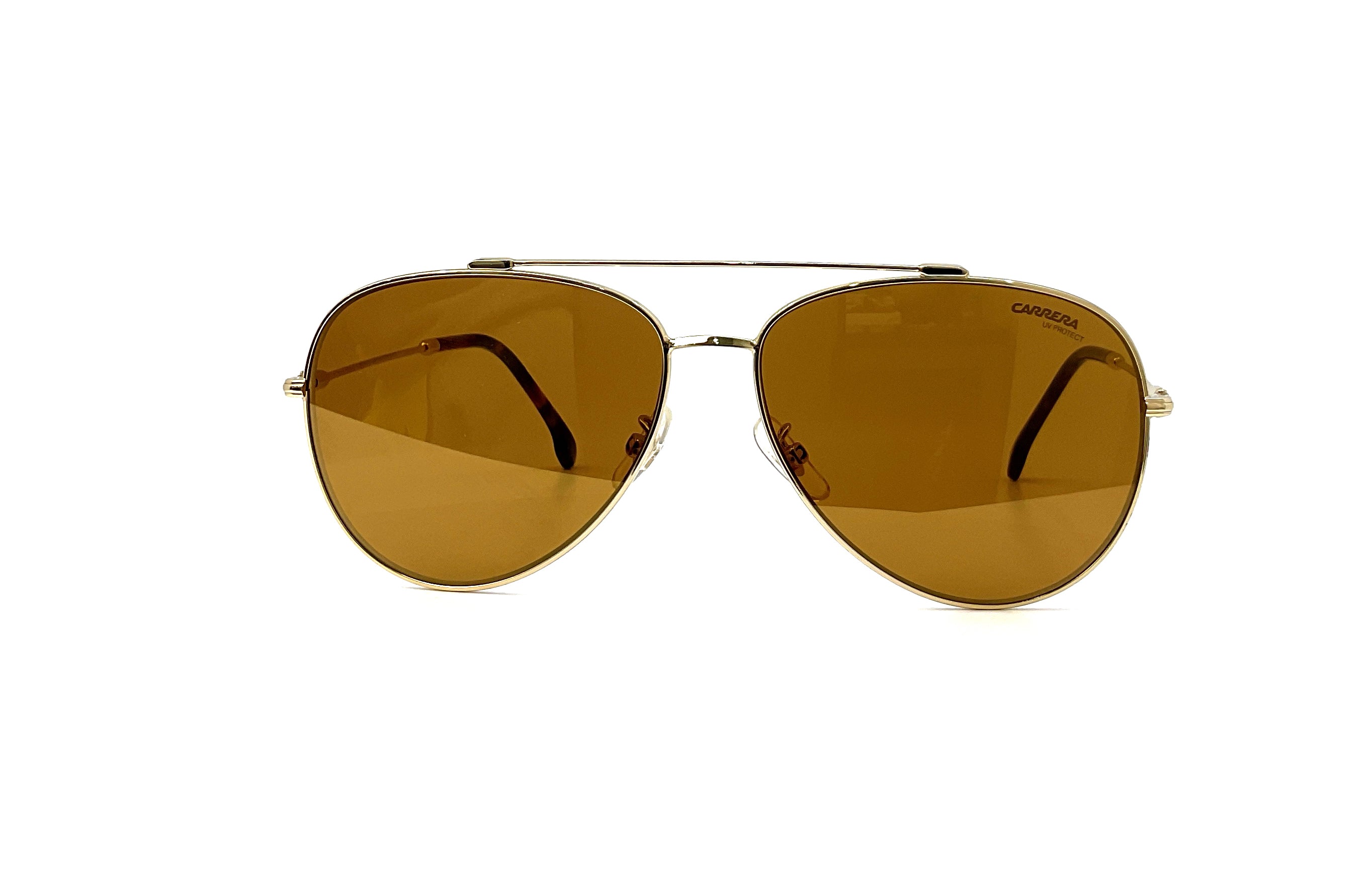Carrera 183/F/S Gold Sunglasses - Polarized Aviator Sunglasses for Men & Women - UV Protection for Driving, Outdoor & Fashion Use