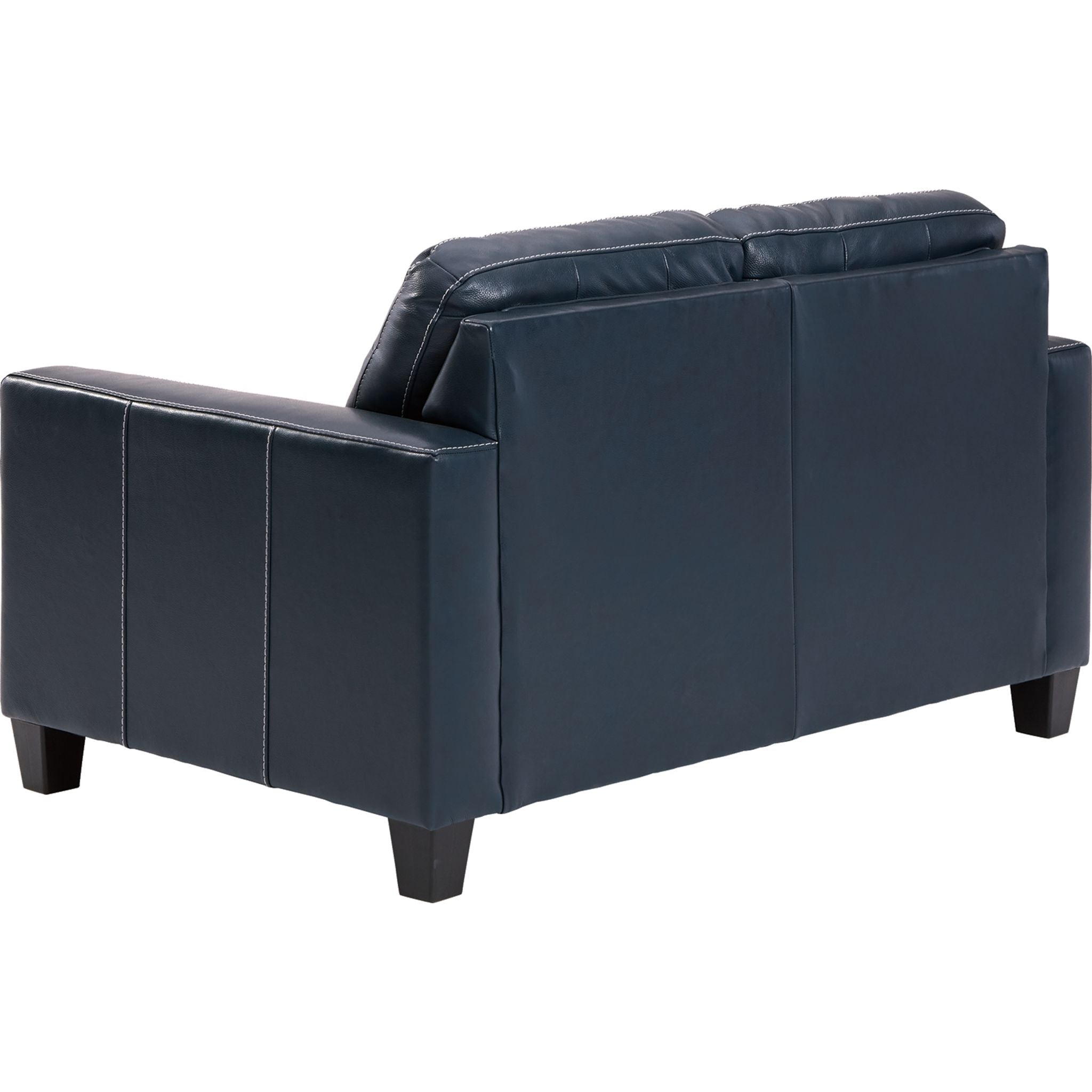 Altonbury Loveseat Sofa in Blue - Modern Two-Seater Couch for Living Room, Apartment, or Office