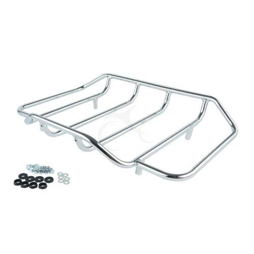 TCMT King Tour Pack Trunk Backrest Luggage Rack & Speaker Set for Harley Touring Models (2014-2023) - Perfect for Road King, Road Glide, Street Glide & Electra Glide - Enhance Your Long-Distance Riding Comfort & Audio Experience