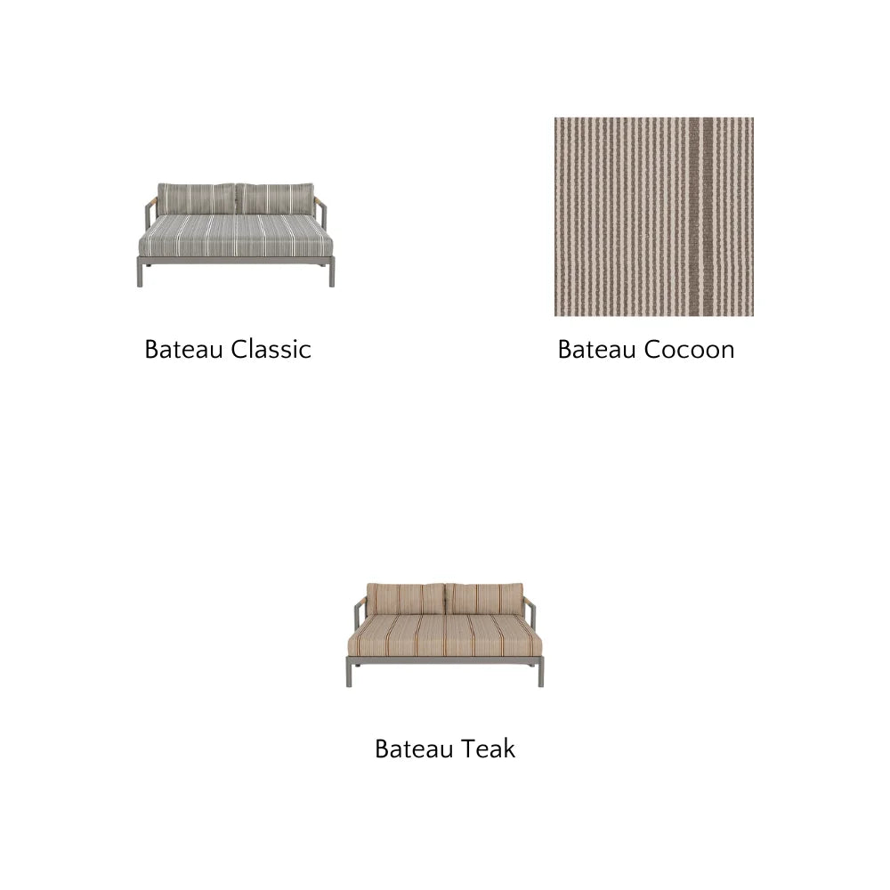 Breeze XL Daybed - Modern Outdoor Patio Lounger with Cushion, Waterproof & UV Resistant - Perfect for Poolside, Garden, or Backyard Relaxation