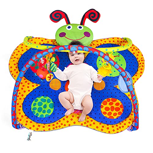 **Rivpabo Thick Baby Play Mat & Activity Gym - Non-Toxic Crawling Mat for Newborns, Infants & Toddlers - Soft Foam Floor Mat for Early Development, Tummy Time & Playtime (Girls & Boys)**    *Perfect for nursery, daycare, or playroom – encourages motor skills, sensory exploration & safe crawling!*