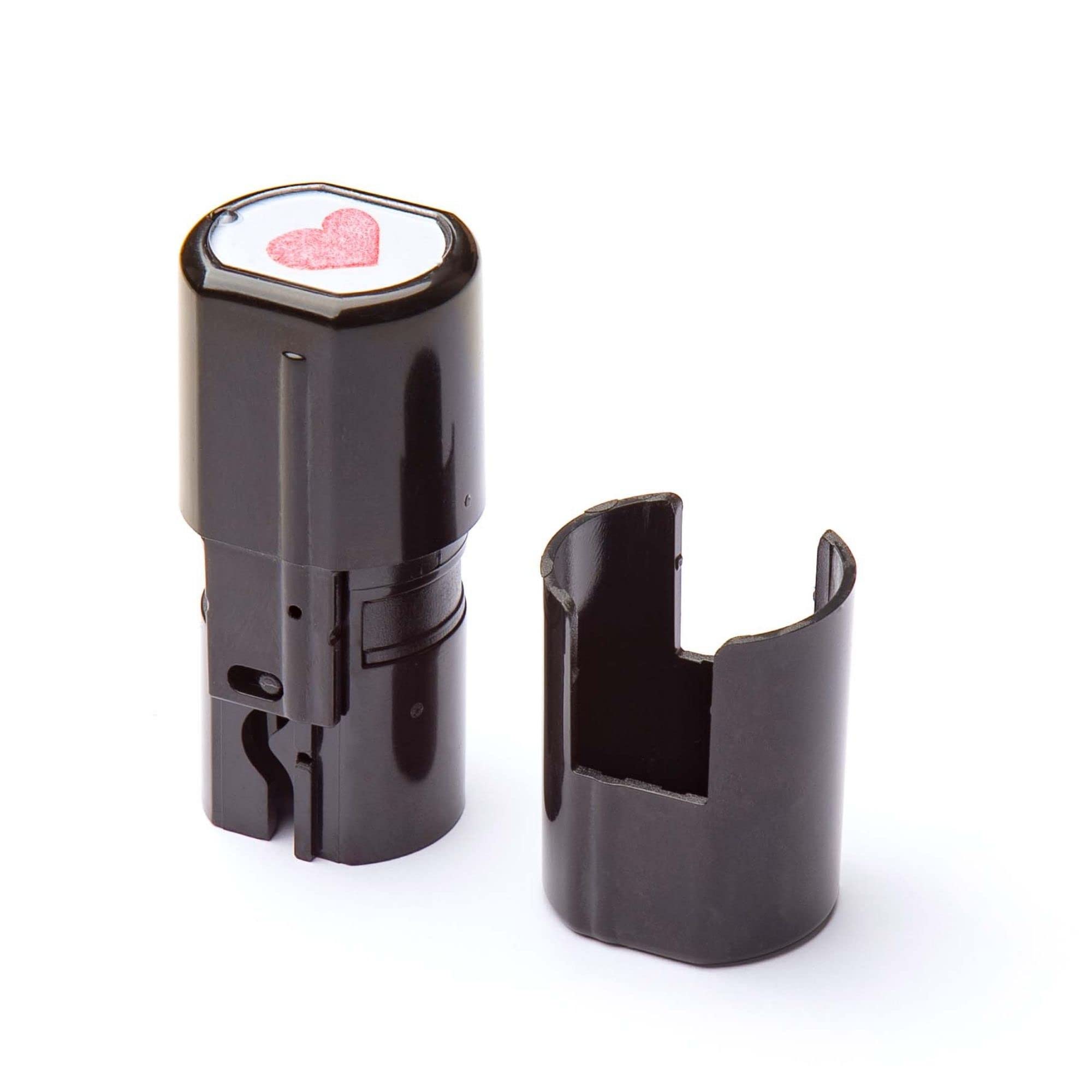 Self Inking Teacher Stamps with Heart Design - Customizable Classroom Stamps for Grading, Encouragement & Organization | Perfect for Homework, Crafts & Reward Systems