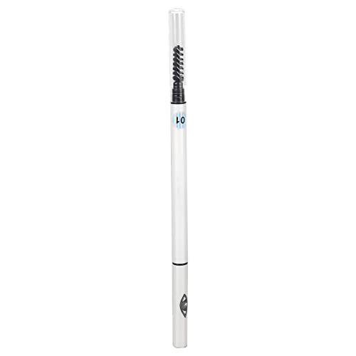 Waterproof Dual-Ended Eyebrow Pencil for Women - Automatic Rotating Brow Pencil with Spoolie Brush, Natural Light Brown | Perfect for Everyday Makeup, Gym & Long-Lasting Wear