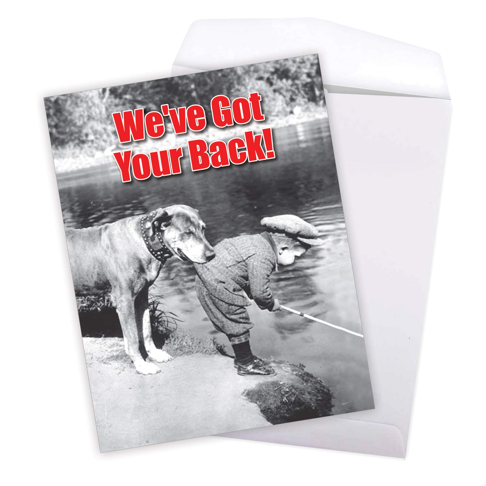 Funny Friendship Card - Large 8.5 x 11 Inch Encouragement Greeting Card with Envelope (1 Pack) - Perfect for Birthdays, Anniversaries & Special Occasions - J6342FRG-US
