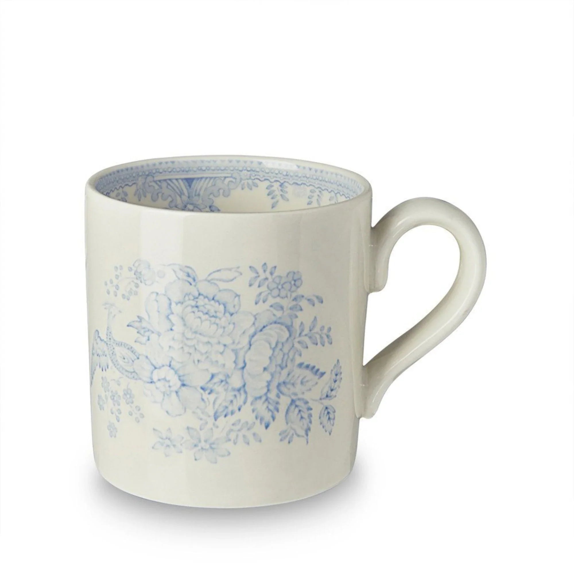 Blue Asiatic Pheasants Ceramic Coffee Mug - Premium Hand-Painted Design for Tea & Hot Drinks - Perfect for Home, Office, or Gift Giving
