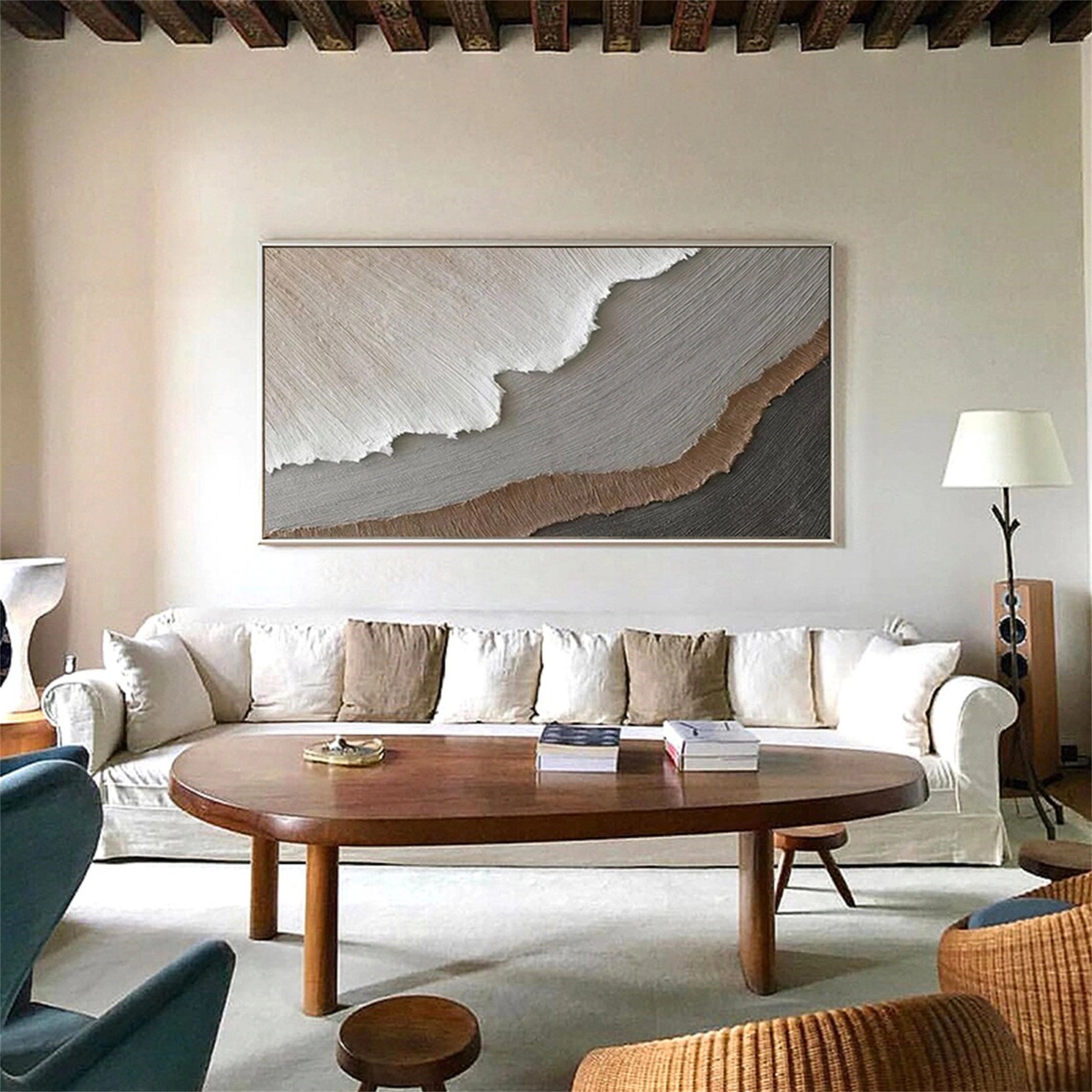 Ocean and Sky Painting #OS099 - Stunning Coastal Wall Art for Living Room, Bedroom & Office Decor