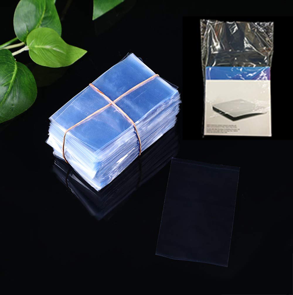 500 Pack 4X6 Inch Clear Heat Shrink Wrap Bags - Premium Shrink Film for Soaps, Candles, Bottles, Cookies, Jars & DIY Crafts - Perfect for Gift Wrapping, Product Packaging and Small Business Supplies