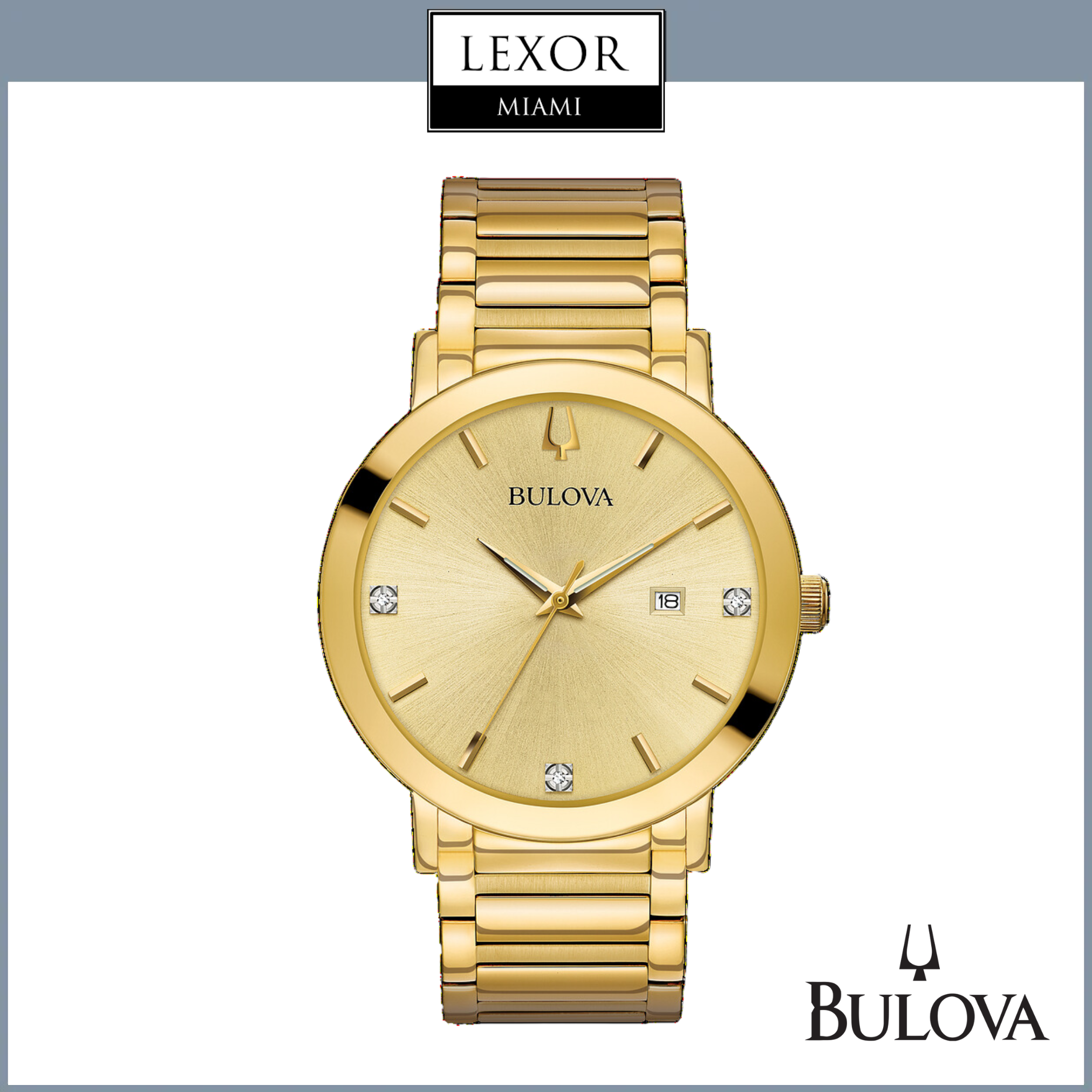 Bulova Futuro 97D115 Men's Stainless Steel Watch - Waterproof Chronograph for Business, Casual & Formal Occasions