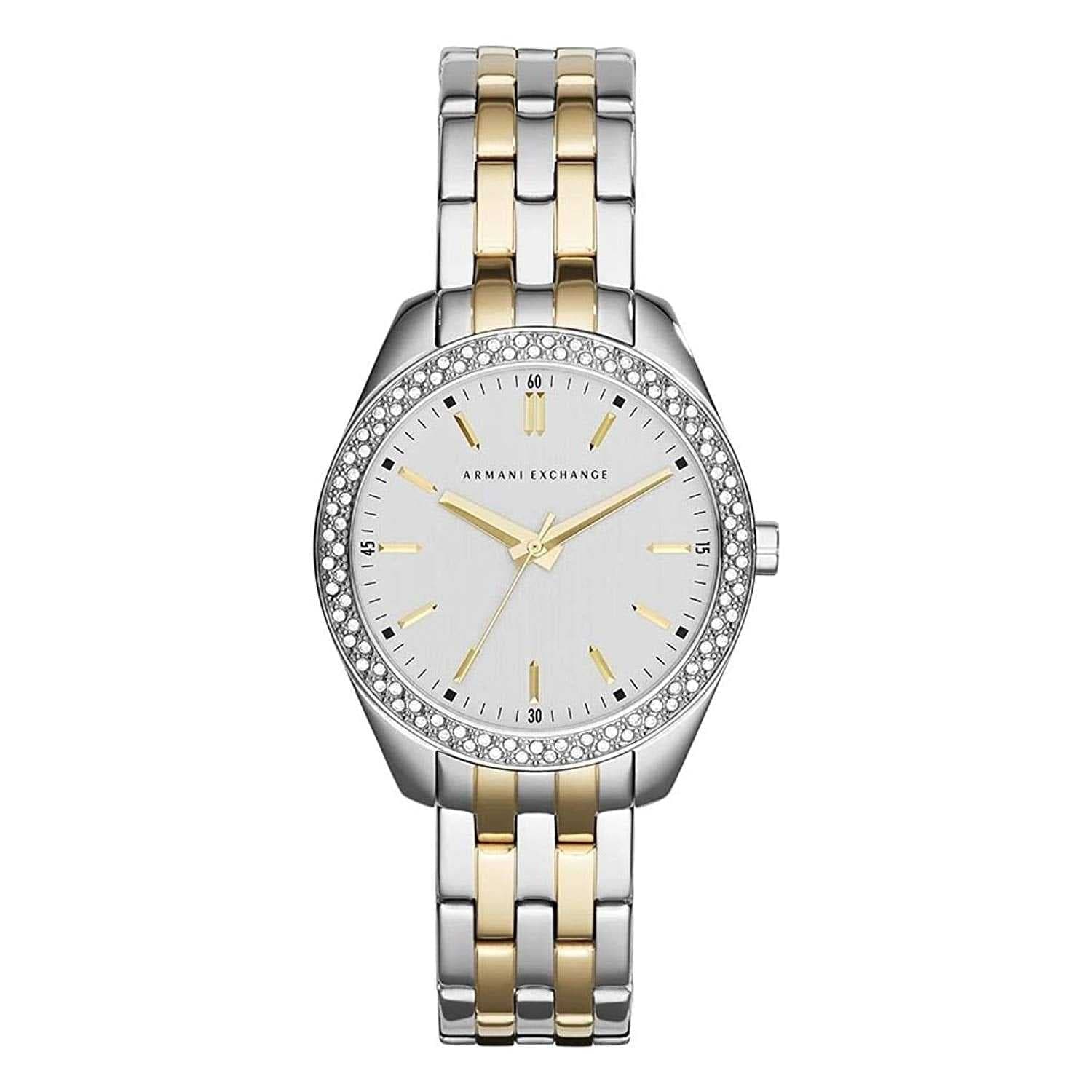 ARMANI EXCHANGE AX5519 Women's Watch - Two-Tone Stainless Steel Analog Quartz Watch for Women | Perfect for Business, Casual Wear & Special Occasions
