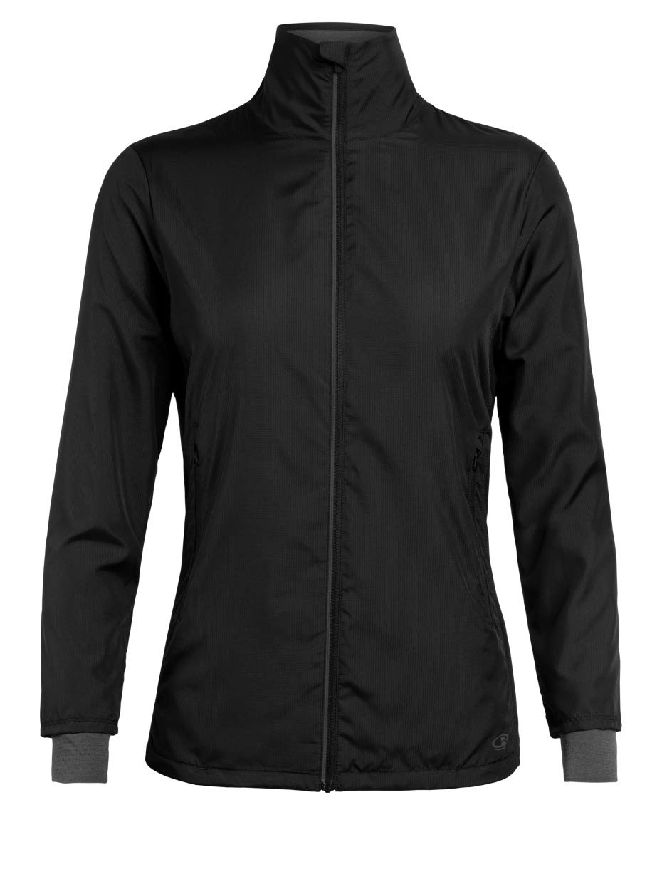Icebreaker Merino Women's Windbreaker Jacket - Lightweight, Water-Resistant, Breathable for Outdoor Activities & Travel