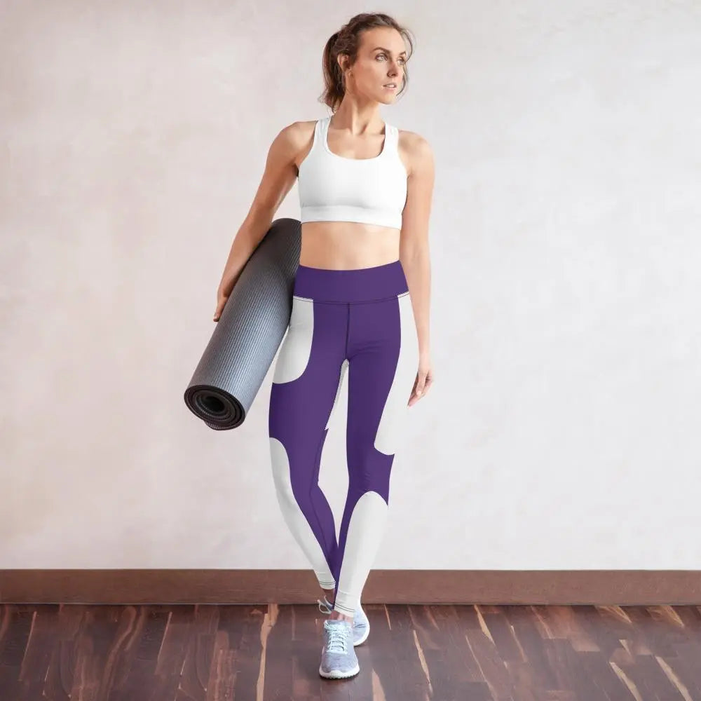 Premium Soft & Stretchy High-Waisted Yoga Leggings for Women - Comfortable Workout Pants in Trendy Purple | Ideal for Yoga, Gym, Running & Lounge Wear
