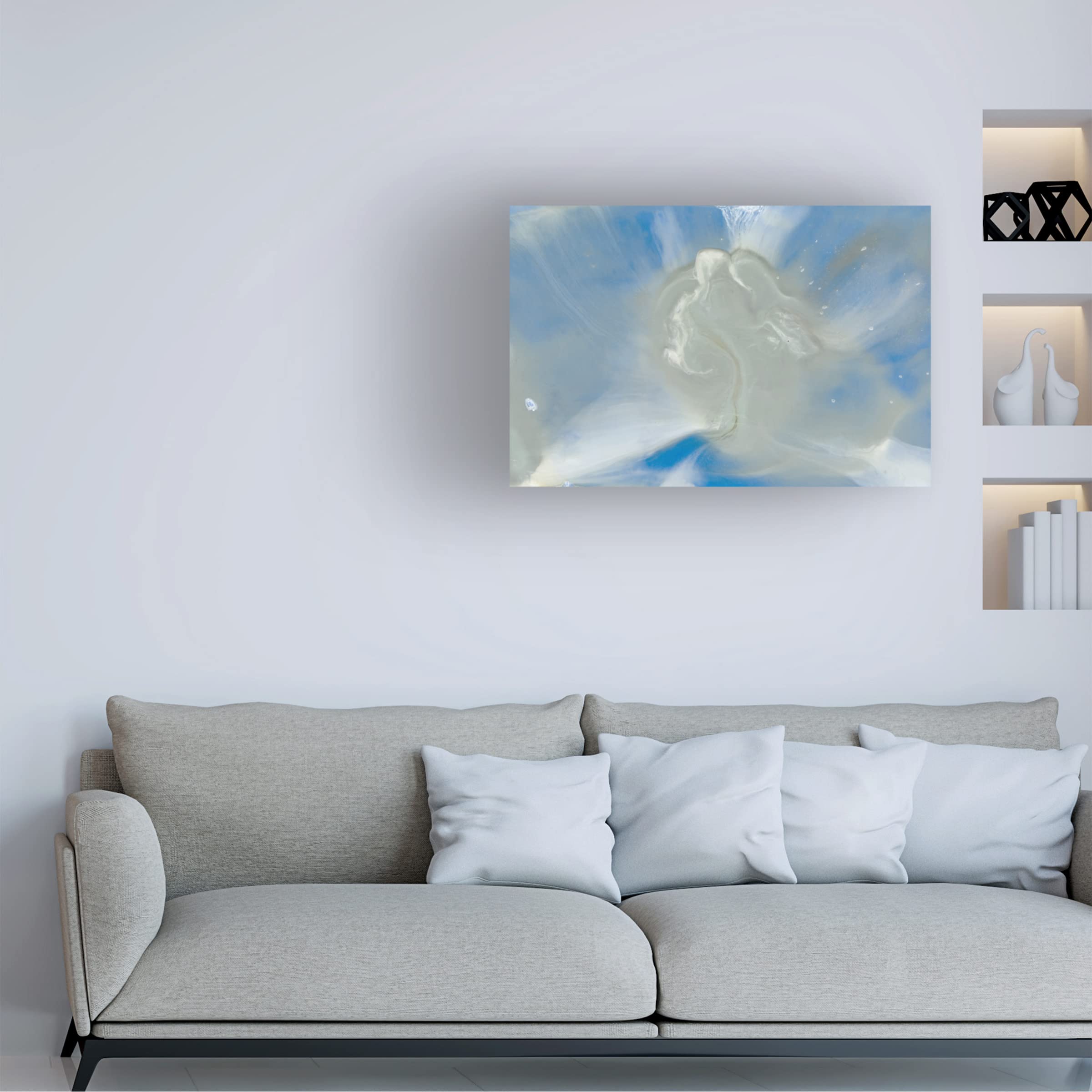 Trademark Fine Art 'Being One I' Canvas Wall Art by Lila Bramma - Modern Abstract Painting for Living Room, Bedroom & Office Decor