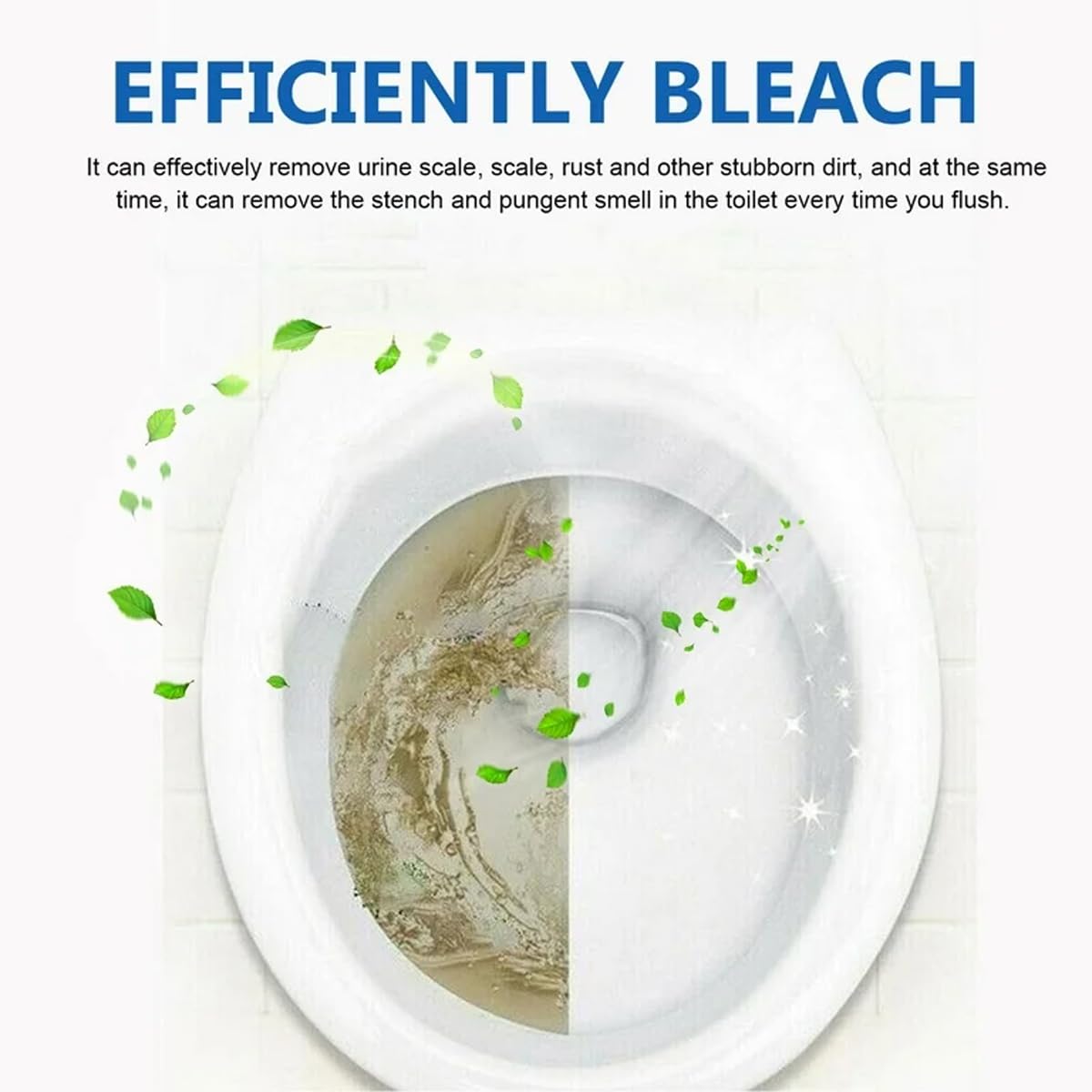 Oxypure Toilet Cleaning Powder - Foaming Formula for Deep Stain & Odor Removal - Safe for Toilets, Kitchen Sinks & Bathroom Fixtures - Ideal for Home, Hotel & Office Cleaning