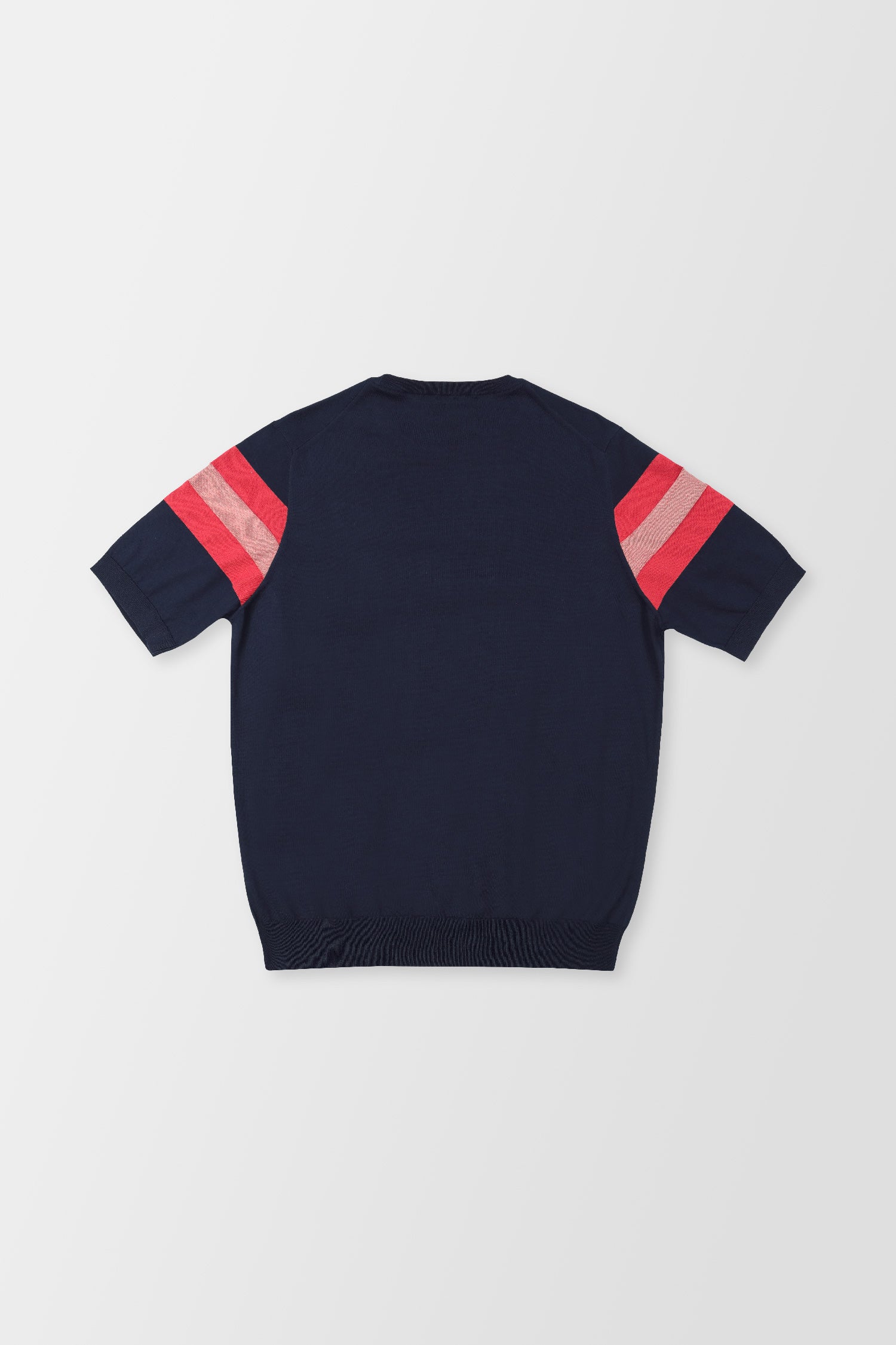 Zilli Navy/Red MC T-Shirt for Men - Premium Cotton Crew Neck Tee - Casual & Streetwear Style - Perfect for Everyday Wear, Gym, and Outings