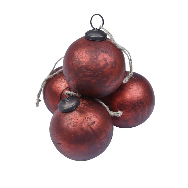 6 Pack Christmas Ornament Balls - Luxurious Holiday Decor for Tree, Home & Party Decoration