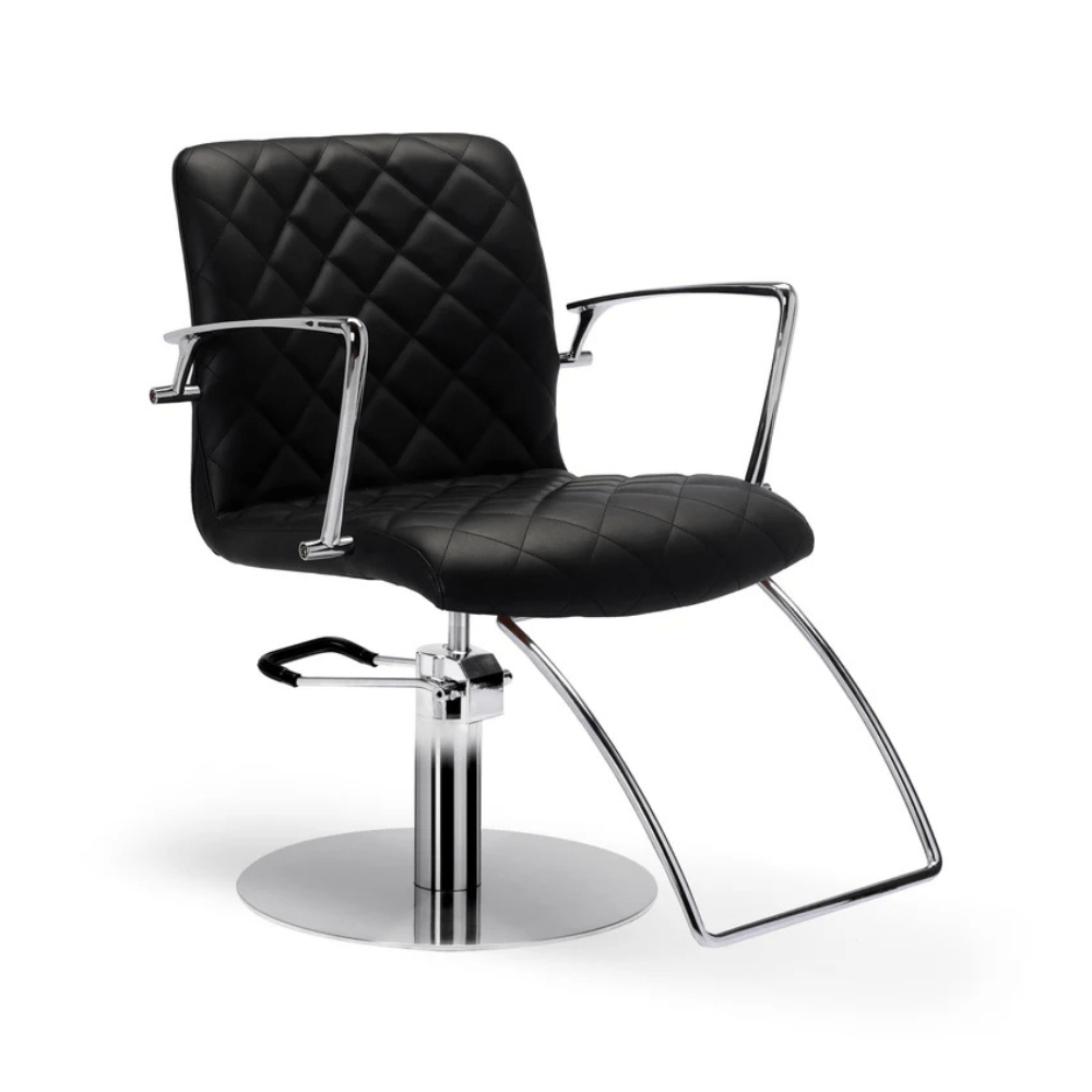 Lanvain SARA Styling Chair 259 - Professional Salon Chair for Hairdressers & Barbers - Adjustable Hydraulic Stylist Chair with Swivel Base - Perfect for Salons, Barber Shops & Home Use