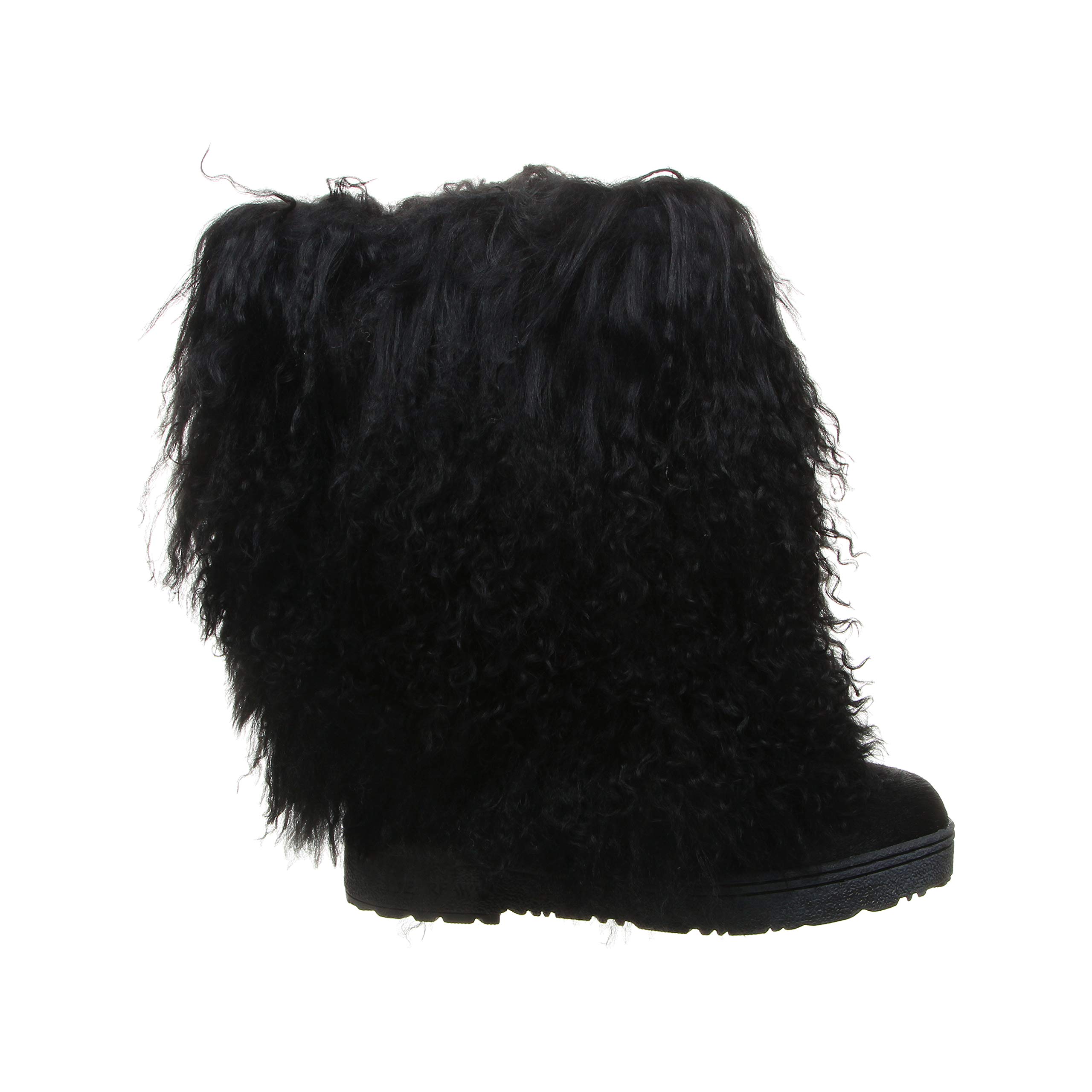 BEARPAW Women's Boetis Winter Boots - Slip On, Natural Fur Lined, Multiple Colors - Cozy & Comfortable for Cold Weather, Snow, and Casual Outings