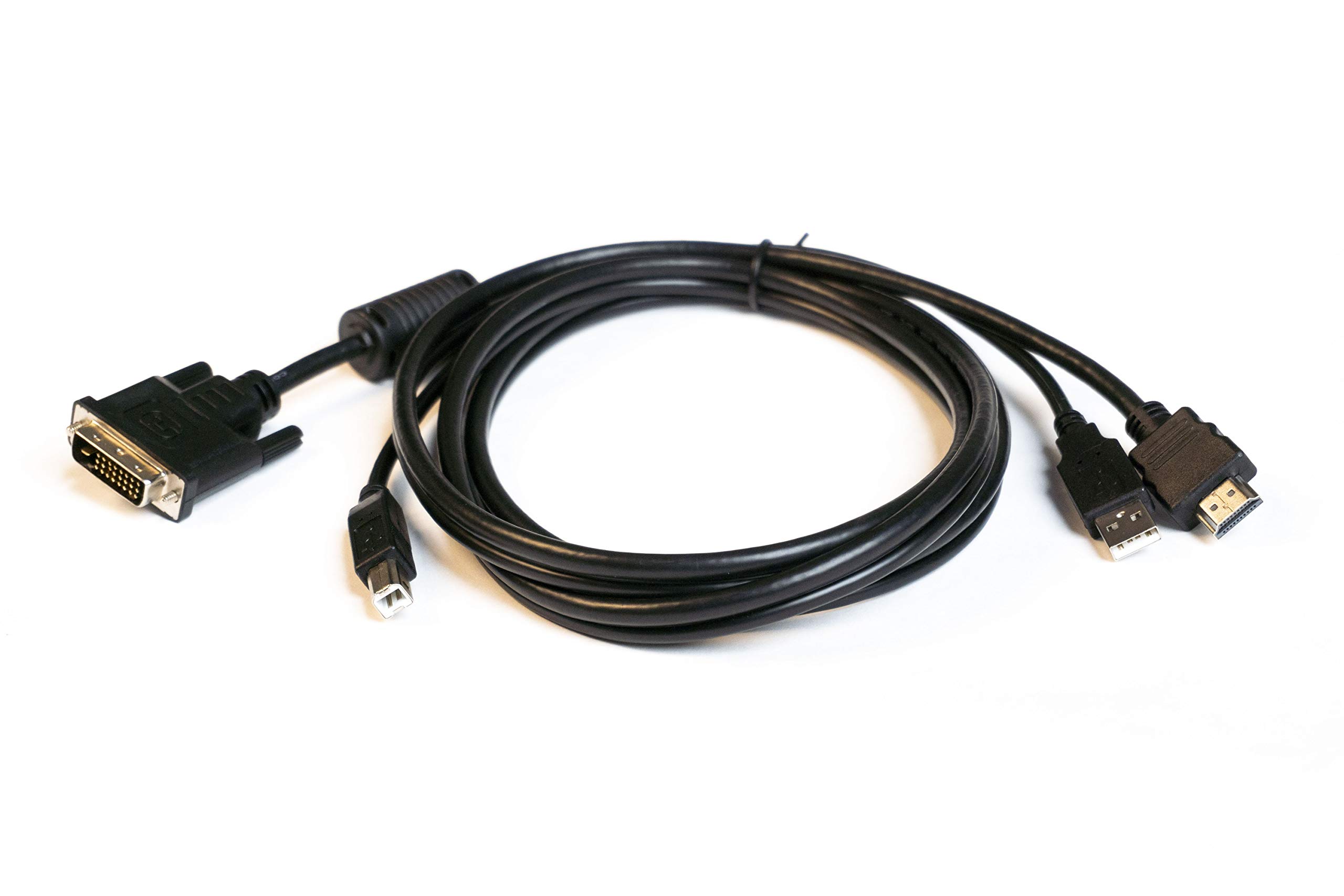 UD-12AP+HDMI 2-Port USB & HDMI KVM Switch with Audio Support - Includes 6ft HDMI Cable Kit for Dual Computer Setup | Perfect for Home Office, Gaming & Workstation Use