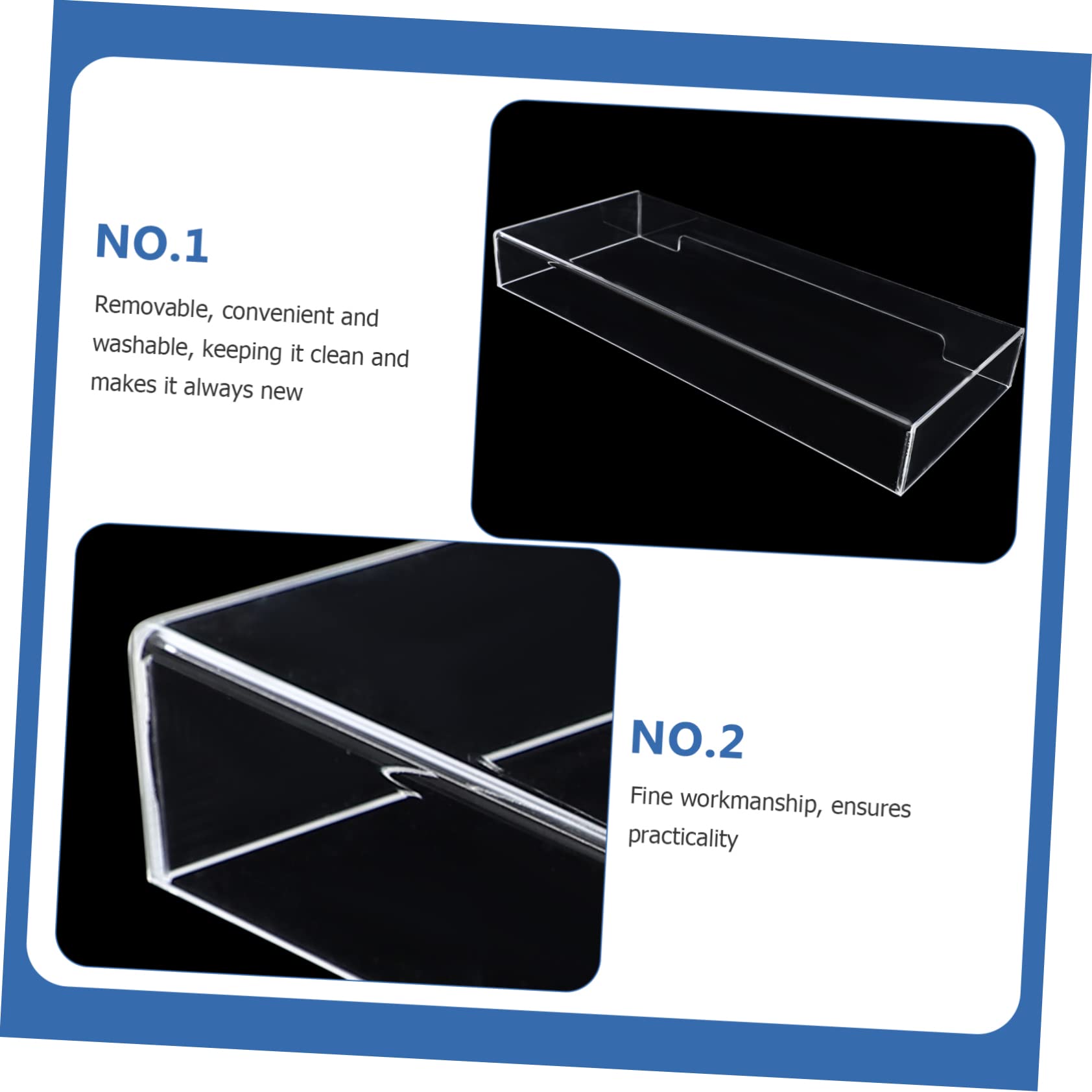 Zerodeko Clear Waterproof Keyboard Cover Protector - Universal Laptop & Computer Keyboard Case Accessory for Home, Office, and Travel Use