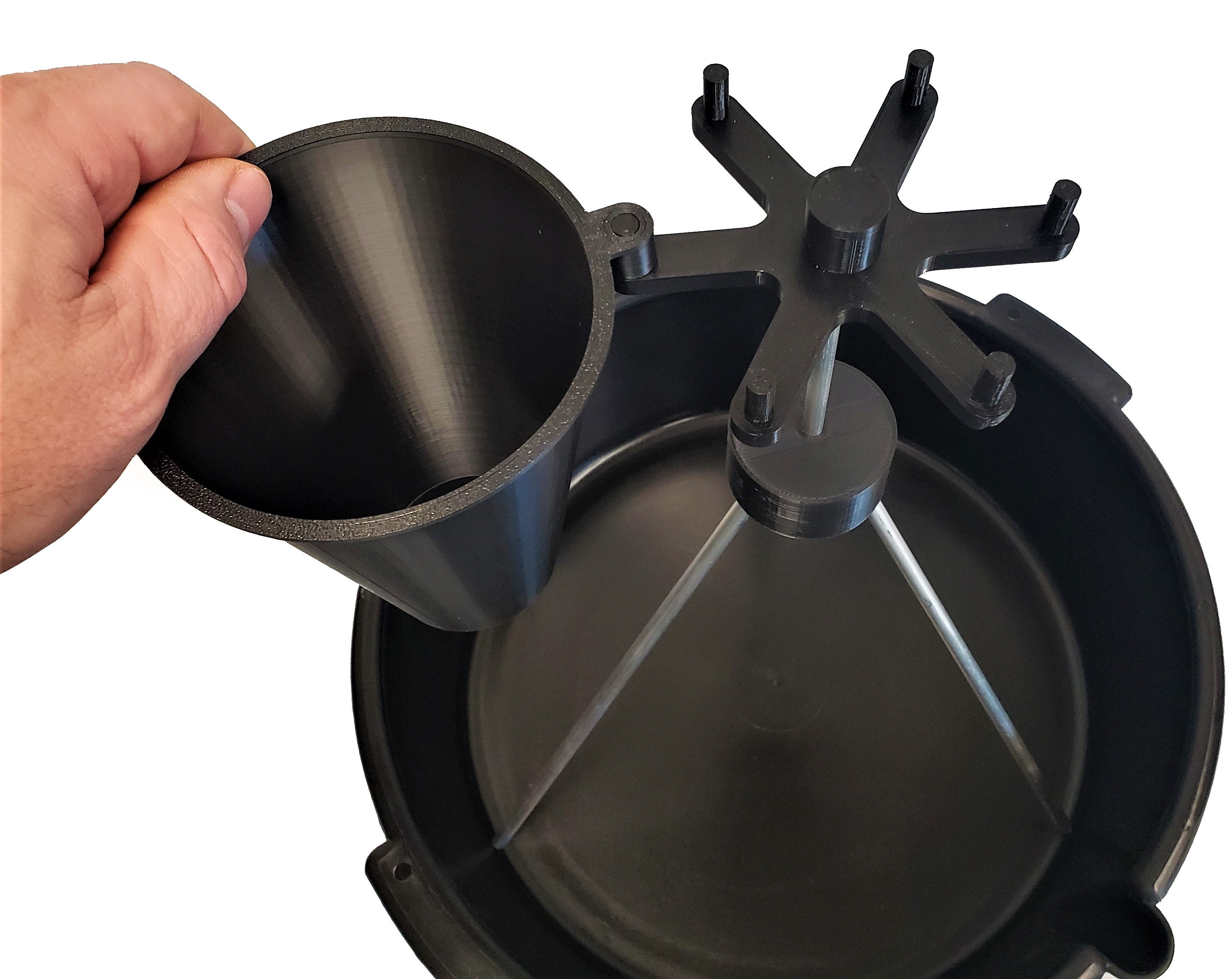 Quail Processing Station - 6 Cone Rotary Restraining Stand for Humane Poultry Slaughter | Perfect for Small Farms, Butcher Shops & Home Processing