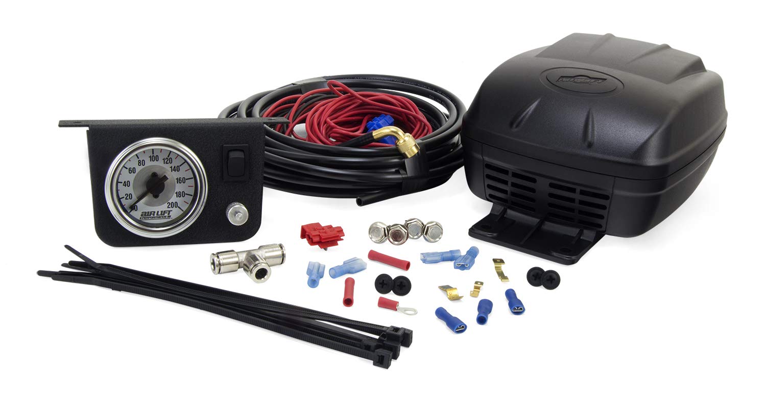 Air Lift 60828HD 1000 Air Springs & 25804 Air Shock Controller Kit for 2019-2021 Dodge Ram 1500 - Heavy Duty Load Support & Smooth Ride for Towing, Off-Roading, and Work Trucks