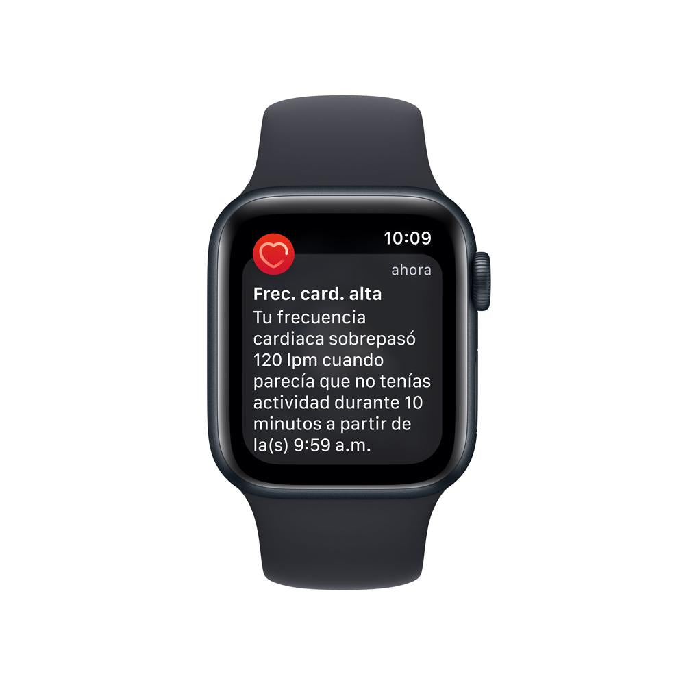 Apple Watch SE (GPS + Cellular) 40mm Midnight Aluminum Case with Midnight Sport Band - One Size - Perfect for Fitness Tracking & Everyday Wear