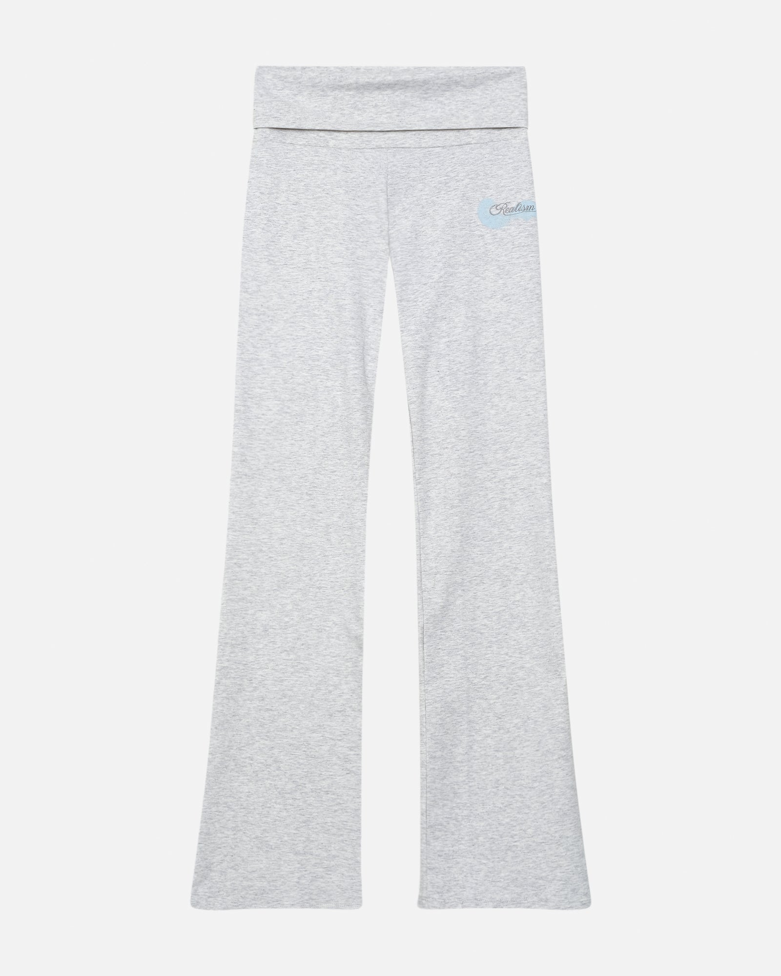 SSS REALISM ASTRAL FOLDOVER PANTS - Light Marle Color High Waisted Yoga Pants for Women | Perfect for Yoga, Gym Workouts & Lounge Wear