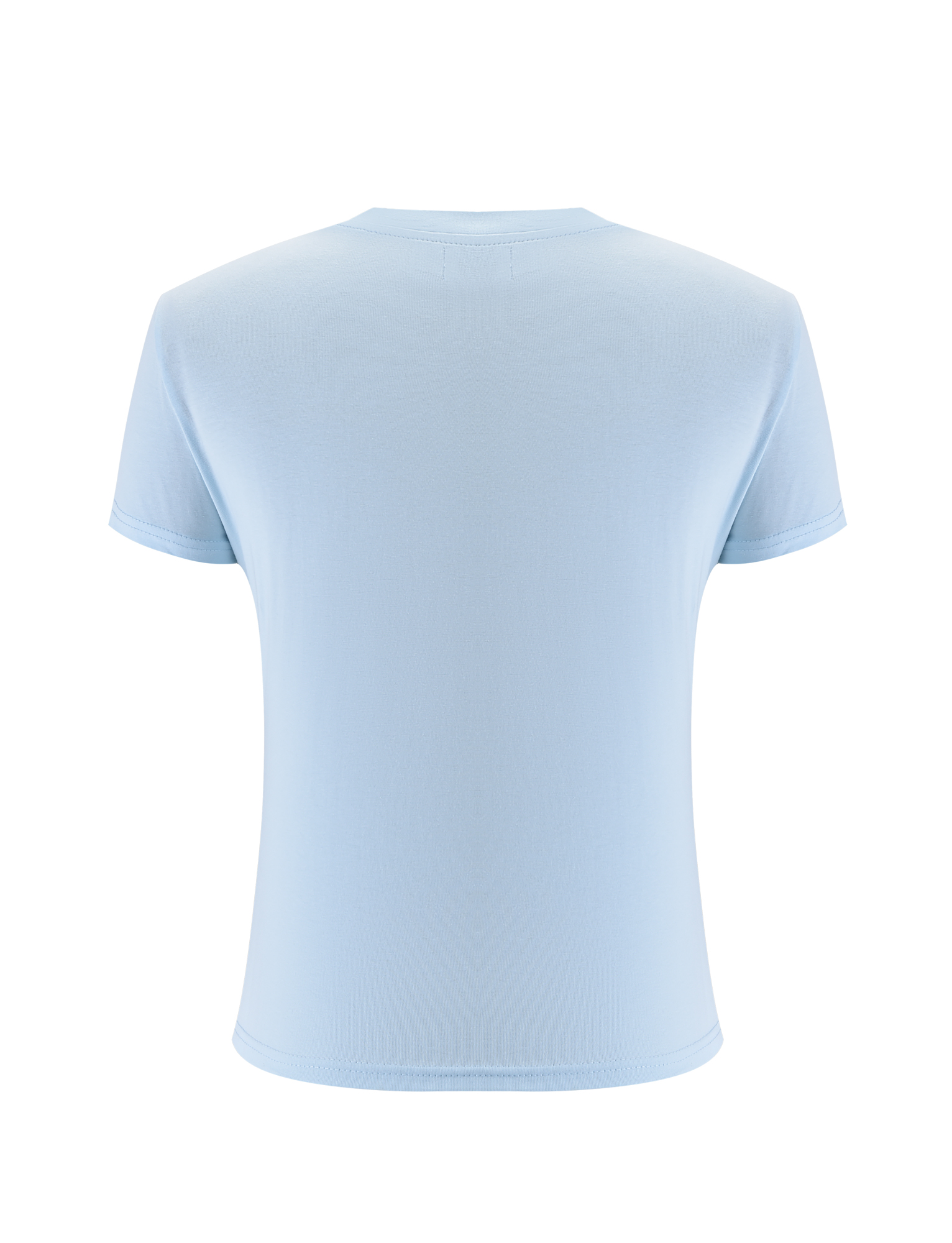 SAPHIRA Women's Short Sleeve T-Shirt - Soft Cotton Casual Tee in Blue | Perfect for Everyday Wear, Gym & Outfits