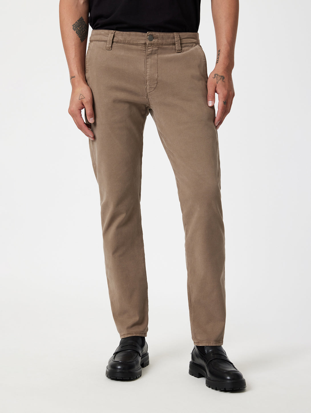 Milton Luxe Twill Pants for Women - Comfortable High-Waisted Office Trousers in Oak Brown | Perfect for Business Casual, Workwear & Professional Outfits