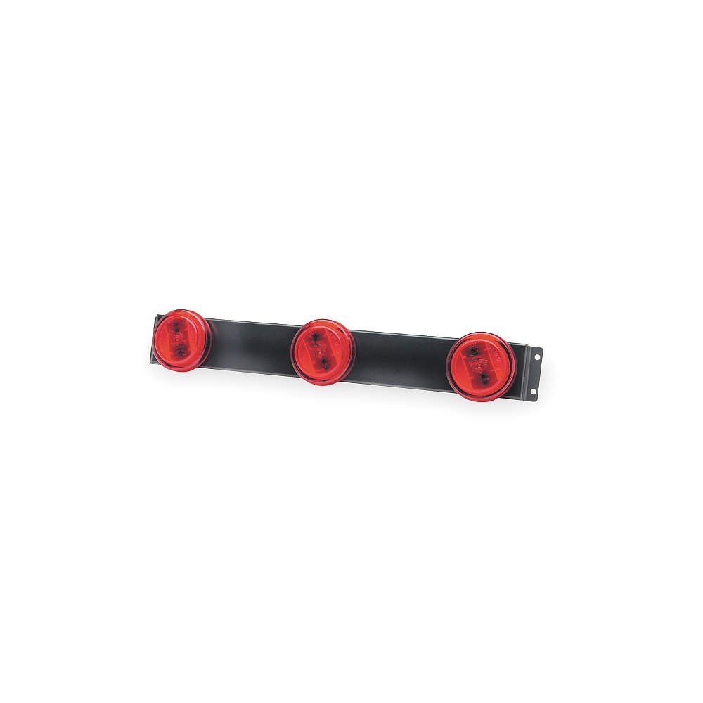 Low Profile Red LED Bar Lamp - Durable & Bright Marker Light for Trucks, Boats, and Off-Road Vehicles - Perfect for Night Driving & Emergency Signaling