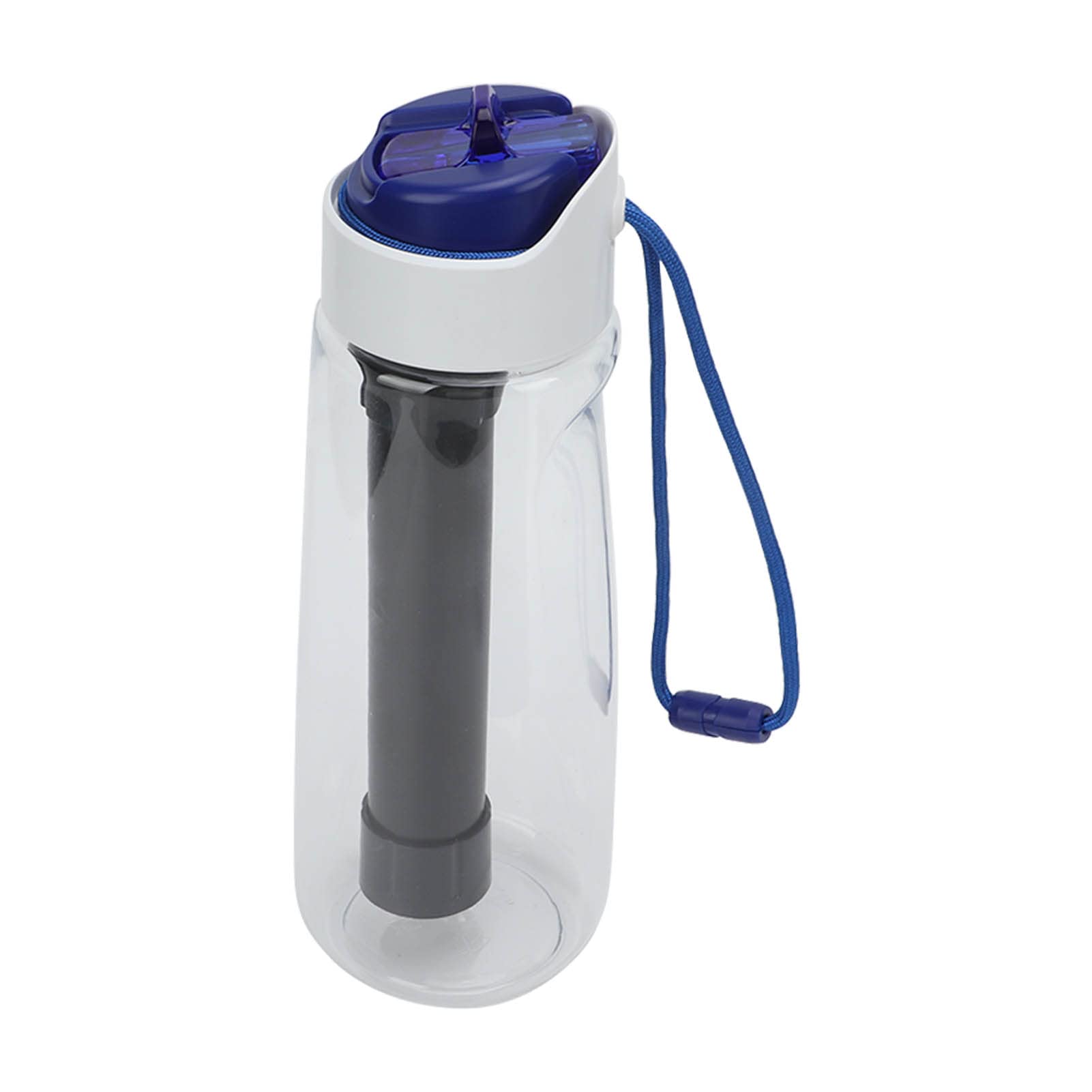 SOONALL 750ML Water Bottle with Filter - Portable Purified Water Bottle for Outdoor Activities, Multi-Layer Filtration System, BPA Free, Removable & Washable - Perfect for Cycling, Camping, Hiking, Travel and Gym Hydration
